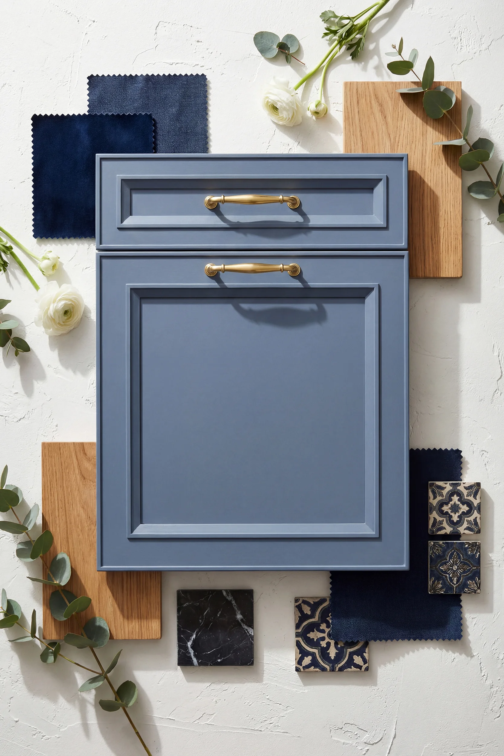 Фасад АГАТА синий