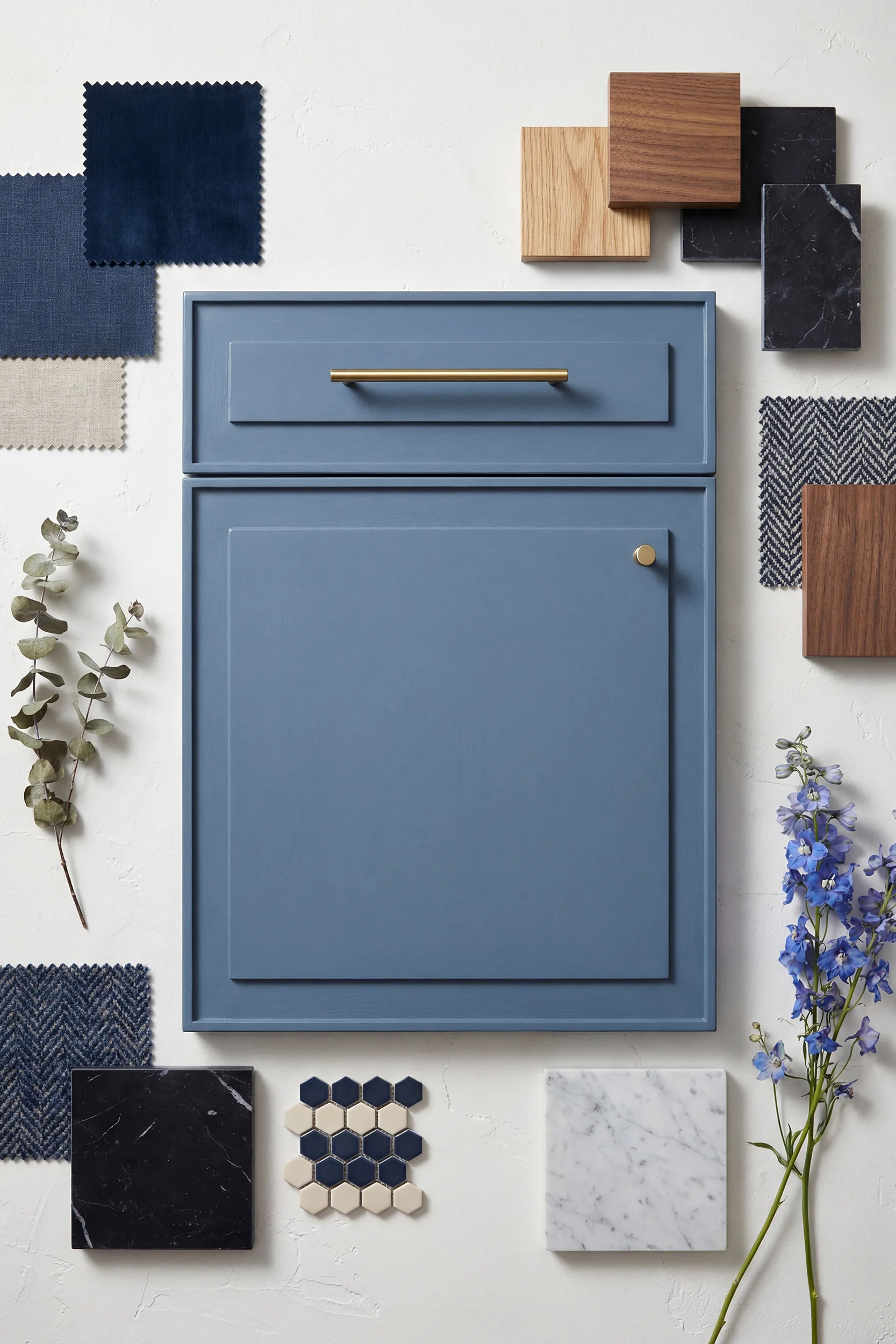 Фасад АЛЬМА синий