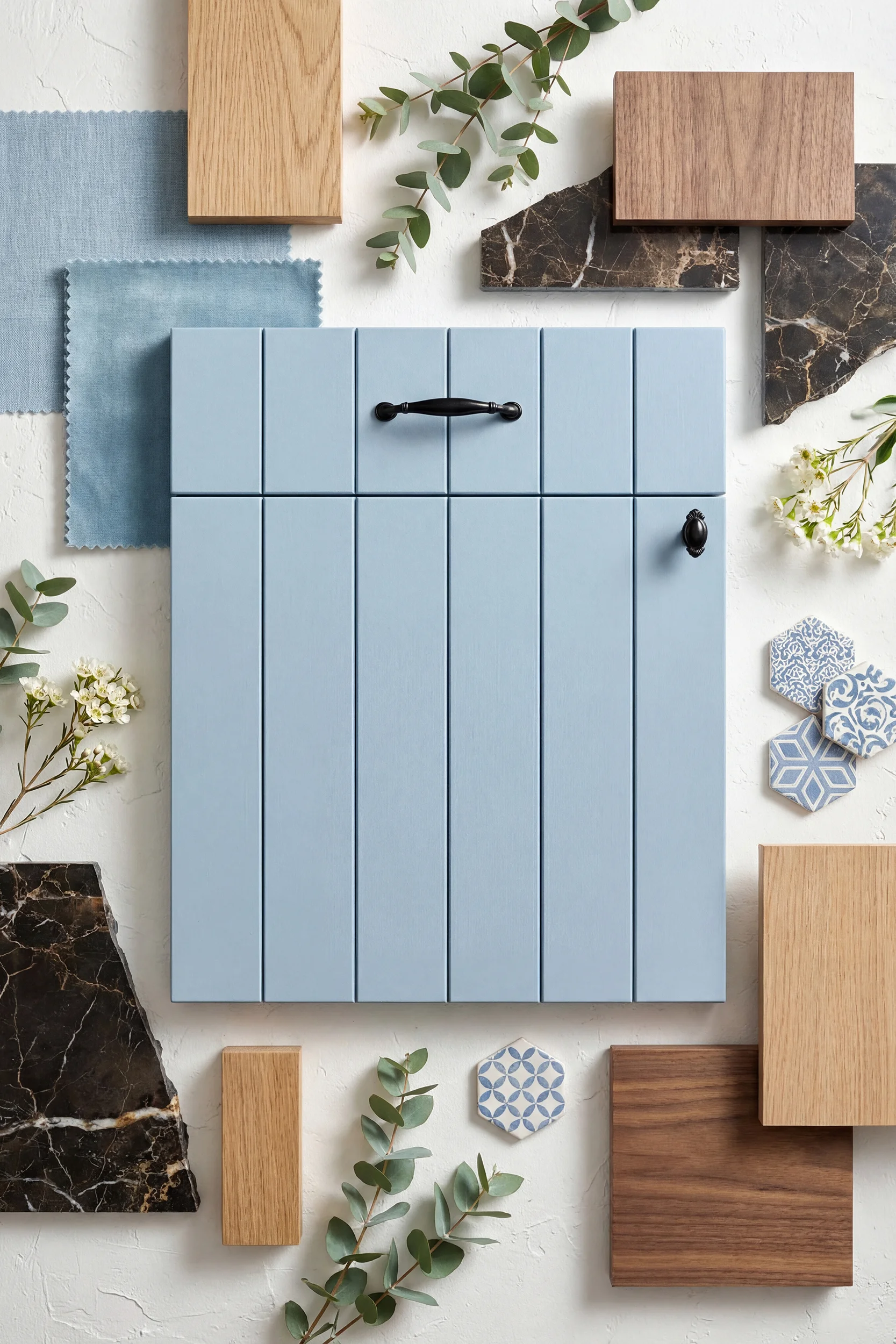 Фасад КАНТРИ синий