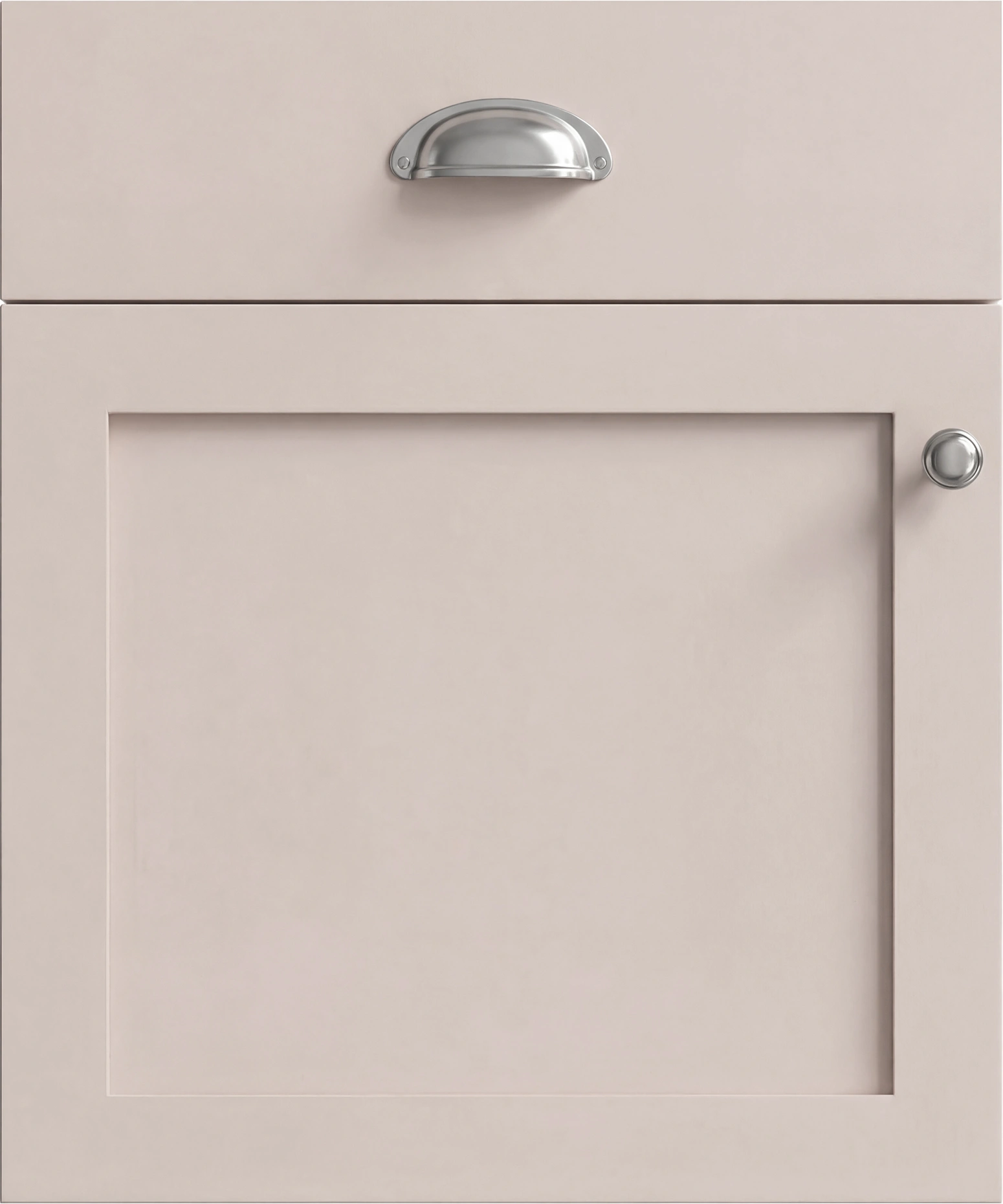 Фасад ШЕЙКЕР розовый цвет