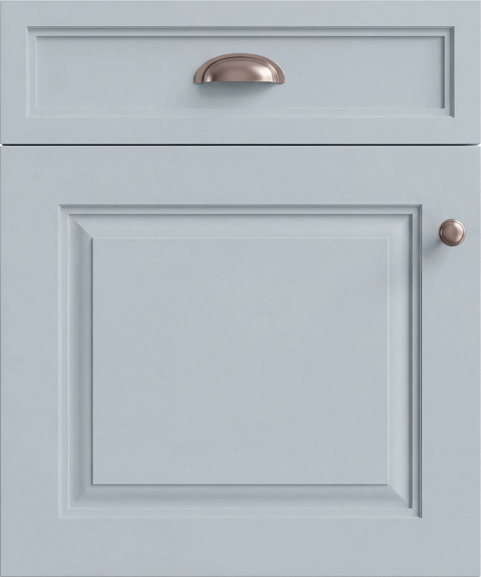 Фасад ШЕЙЛА голубой цвет