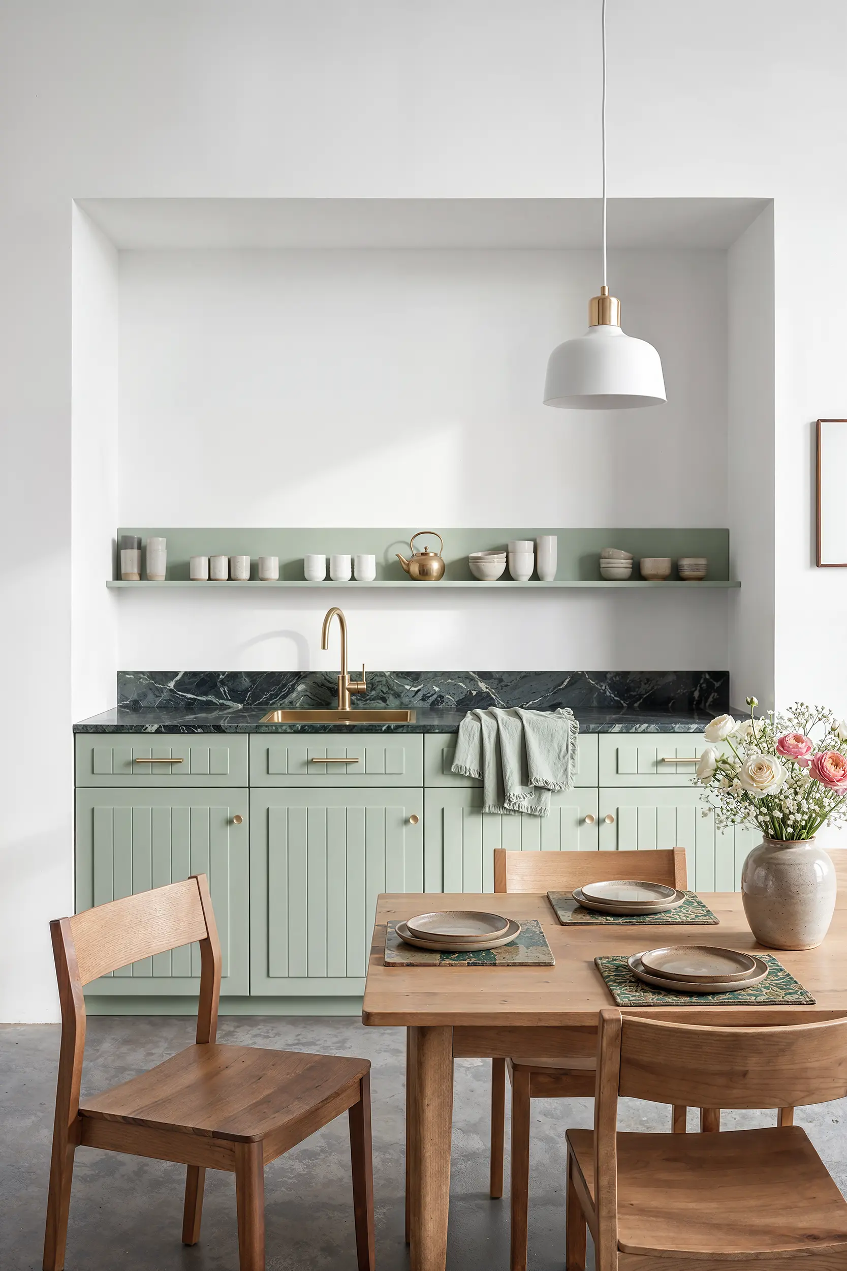 Кухня БЕТТИ зеленая