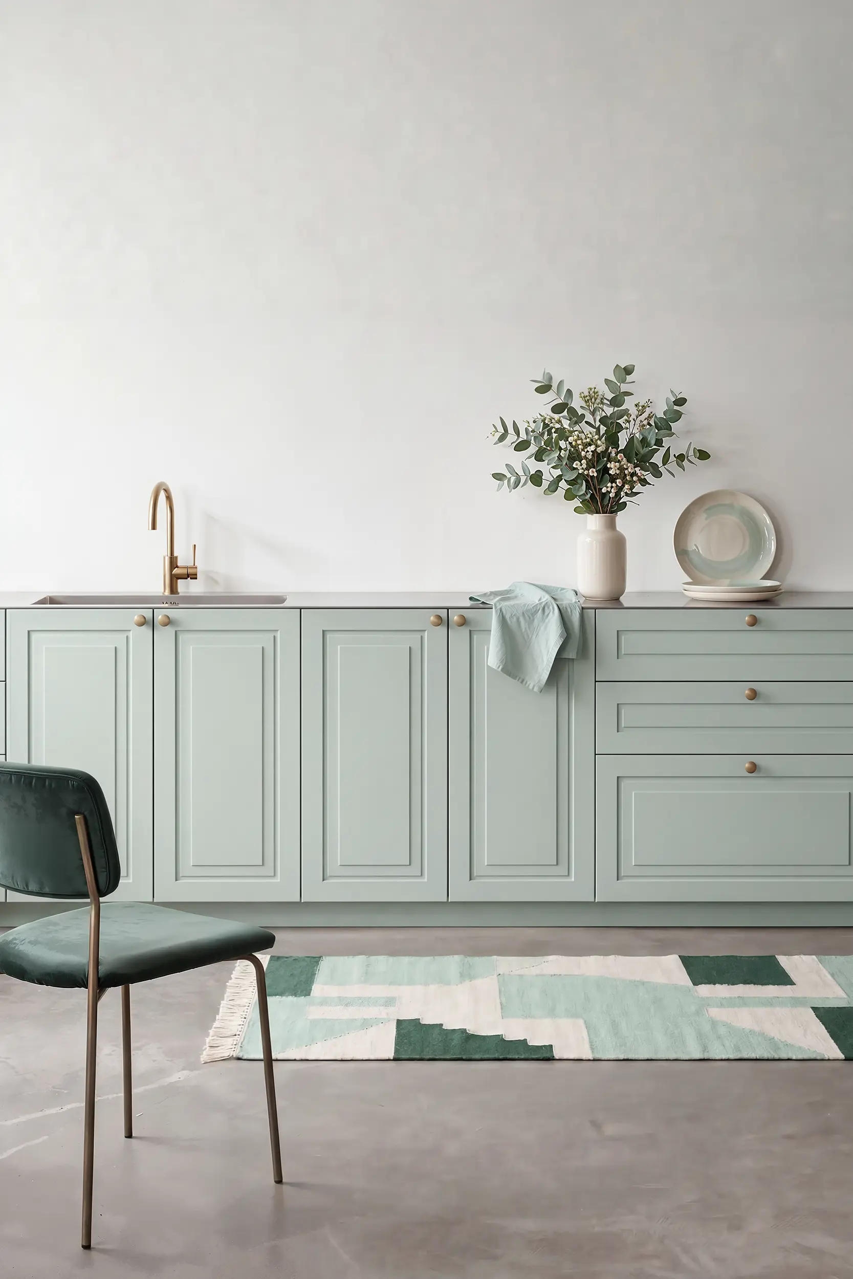 Кухня ЭММА зеленая Кухня ЭММА зеленая