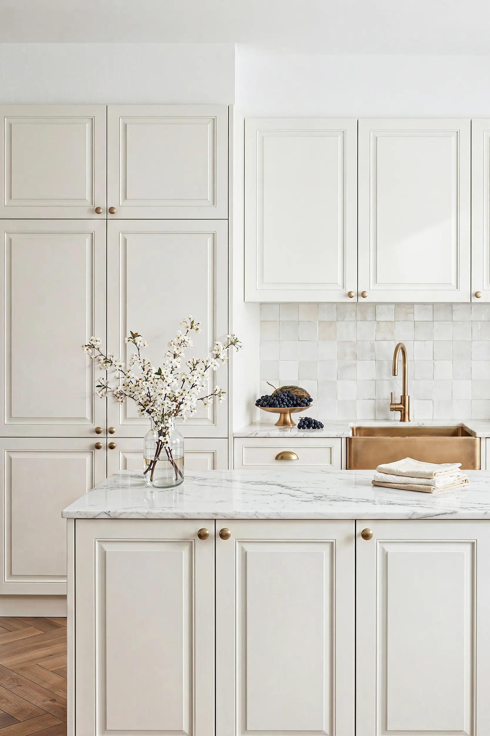 Кухня ГЛОРИЯ белая