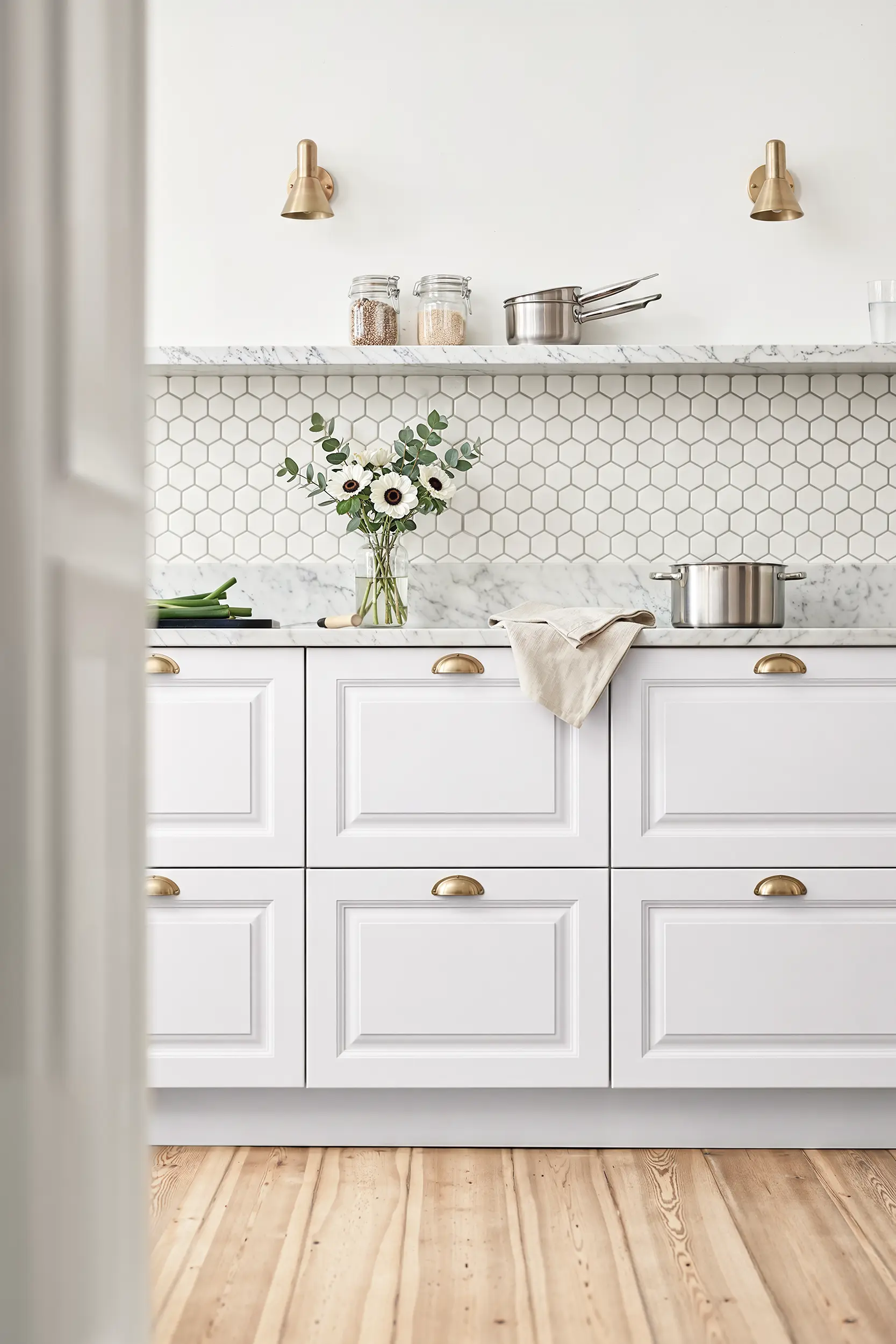 Кухня ГРАЦИЯ белая