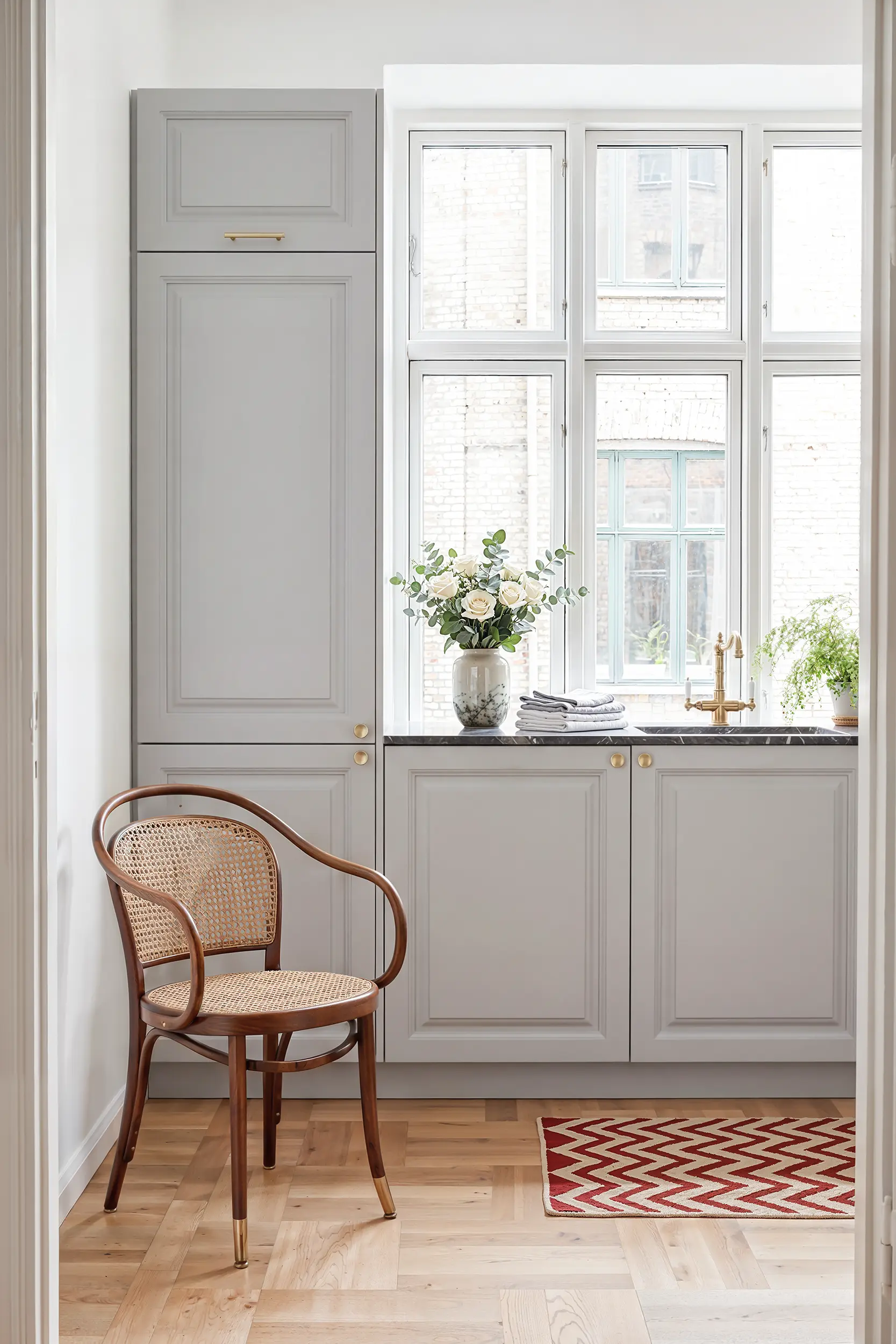 Кухня ГРАЦИЯ серая