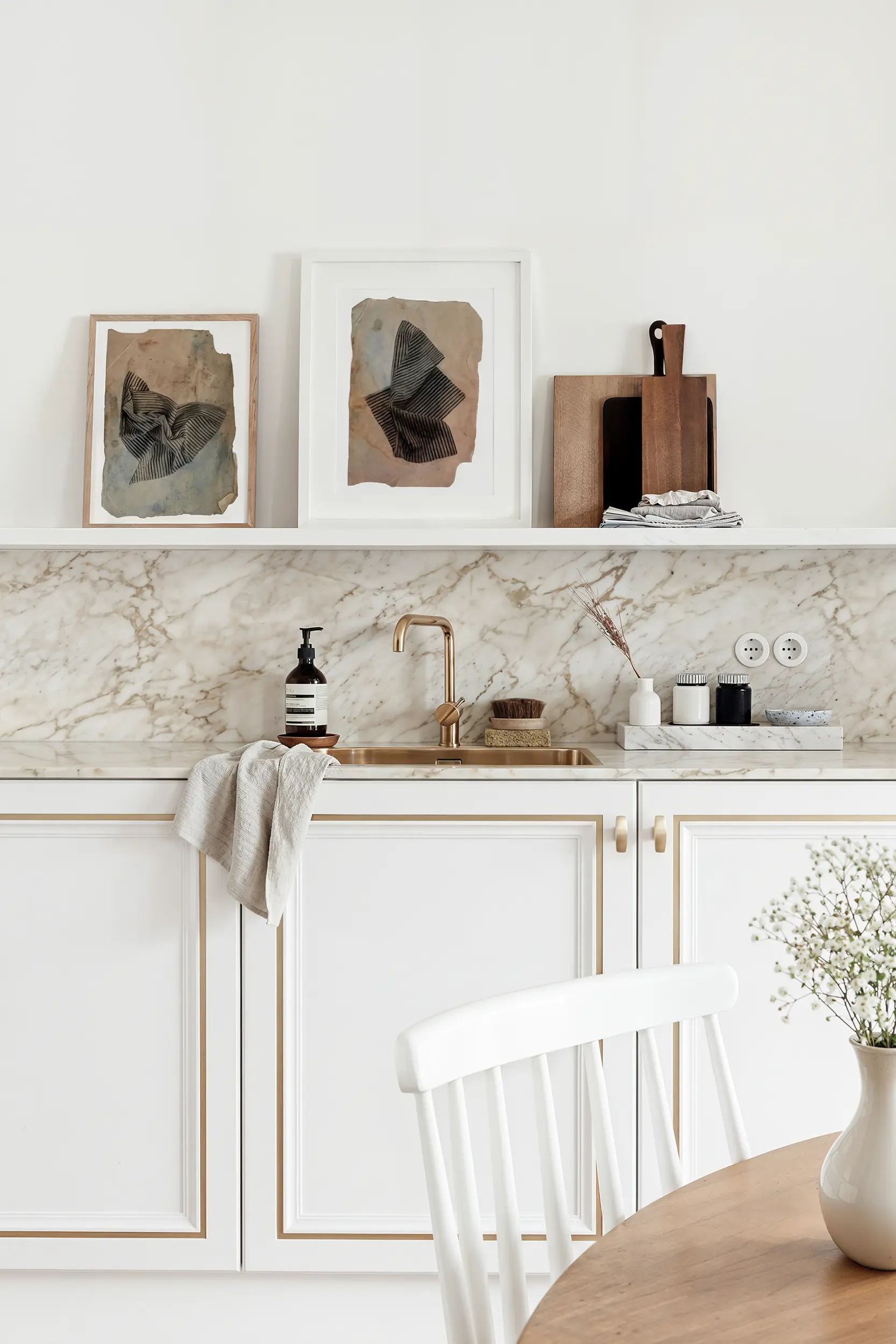 Кухня ГВЕН белая