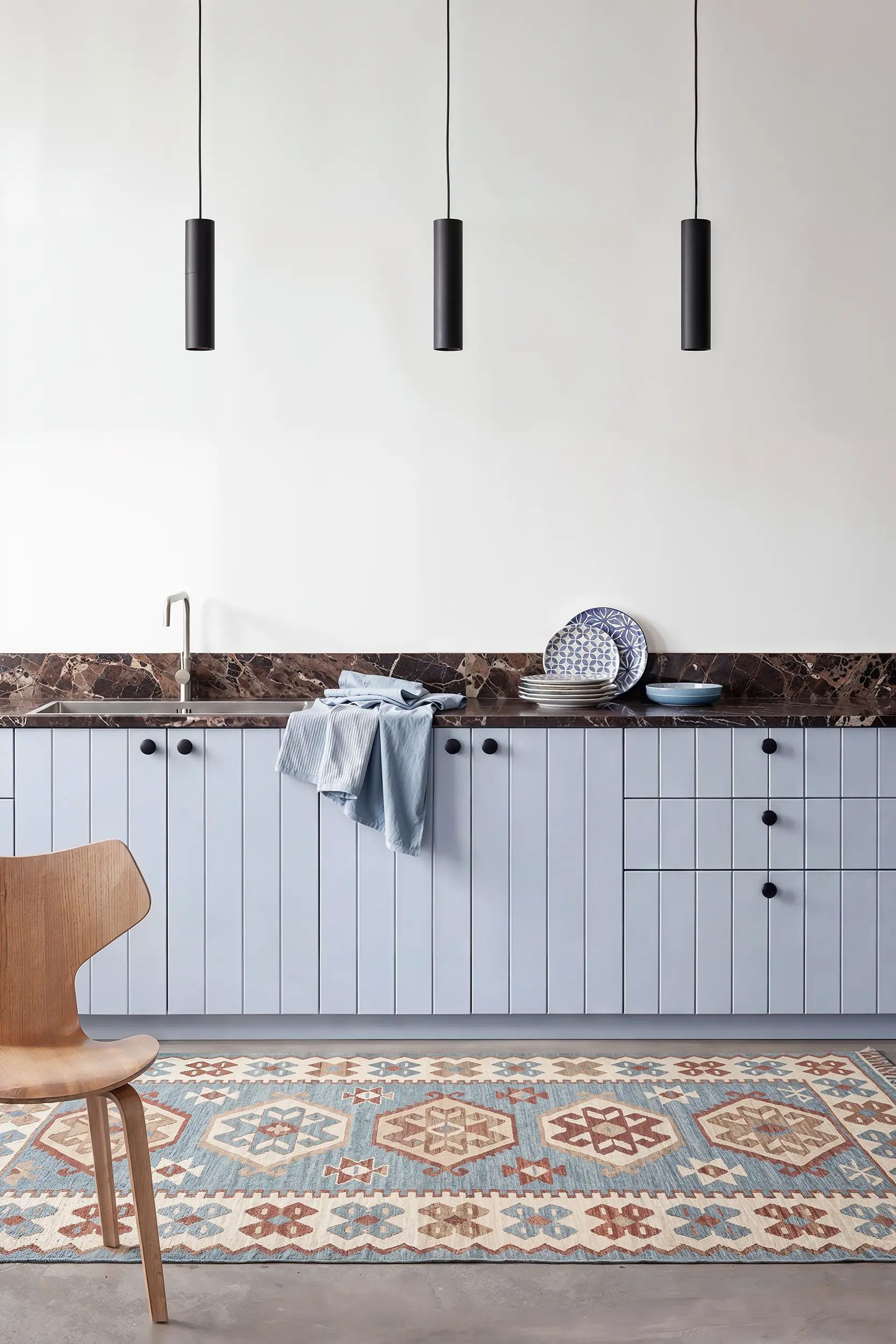 Кухня КАНТРИ синяя