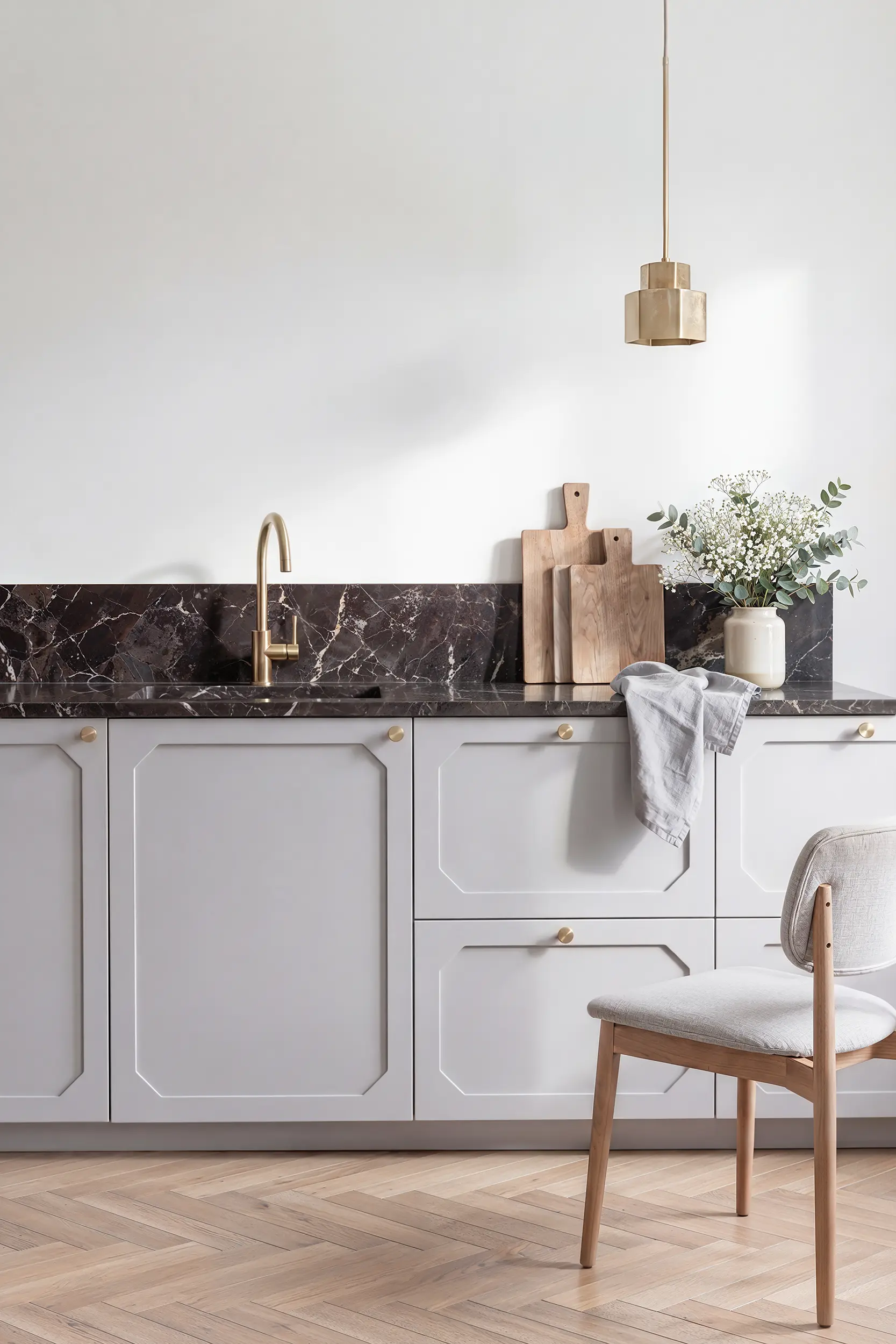 Кухня ЛИБРА серая