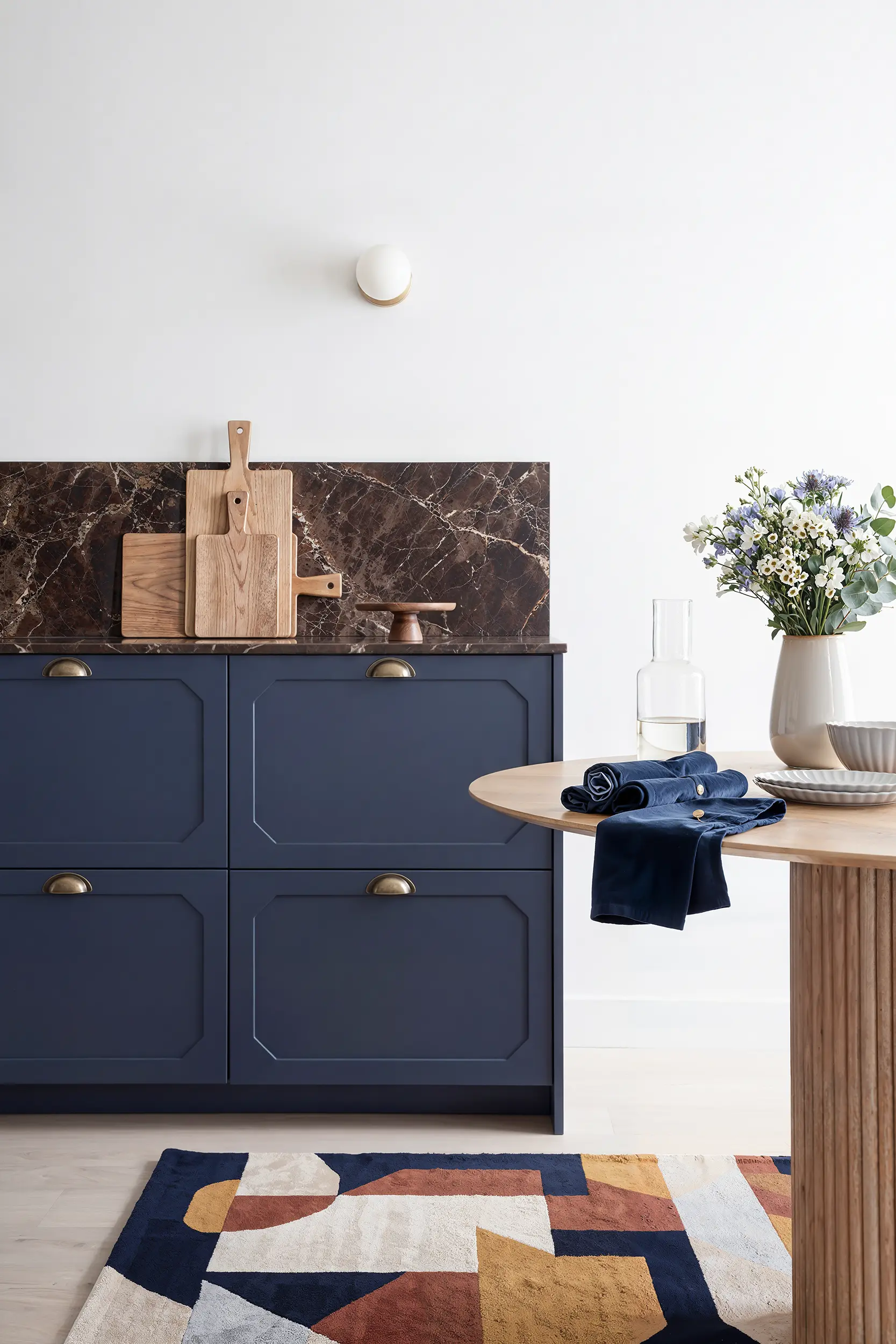 Кухня ЛИБРА синяя