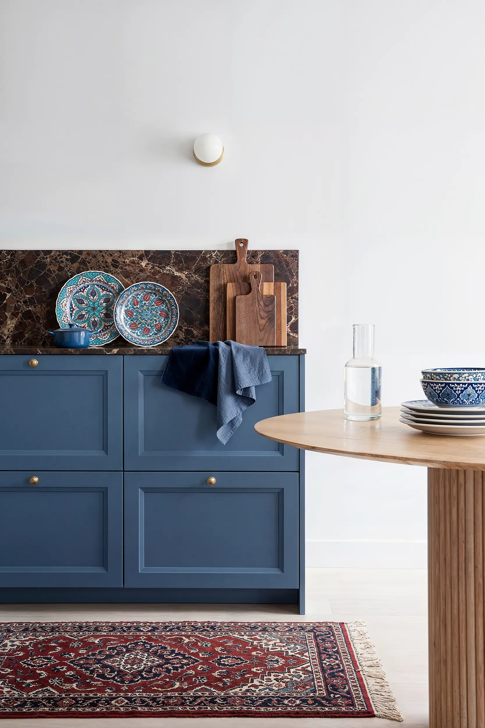 Кухня ЛИРА синяя