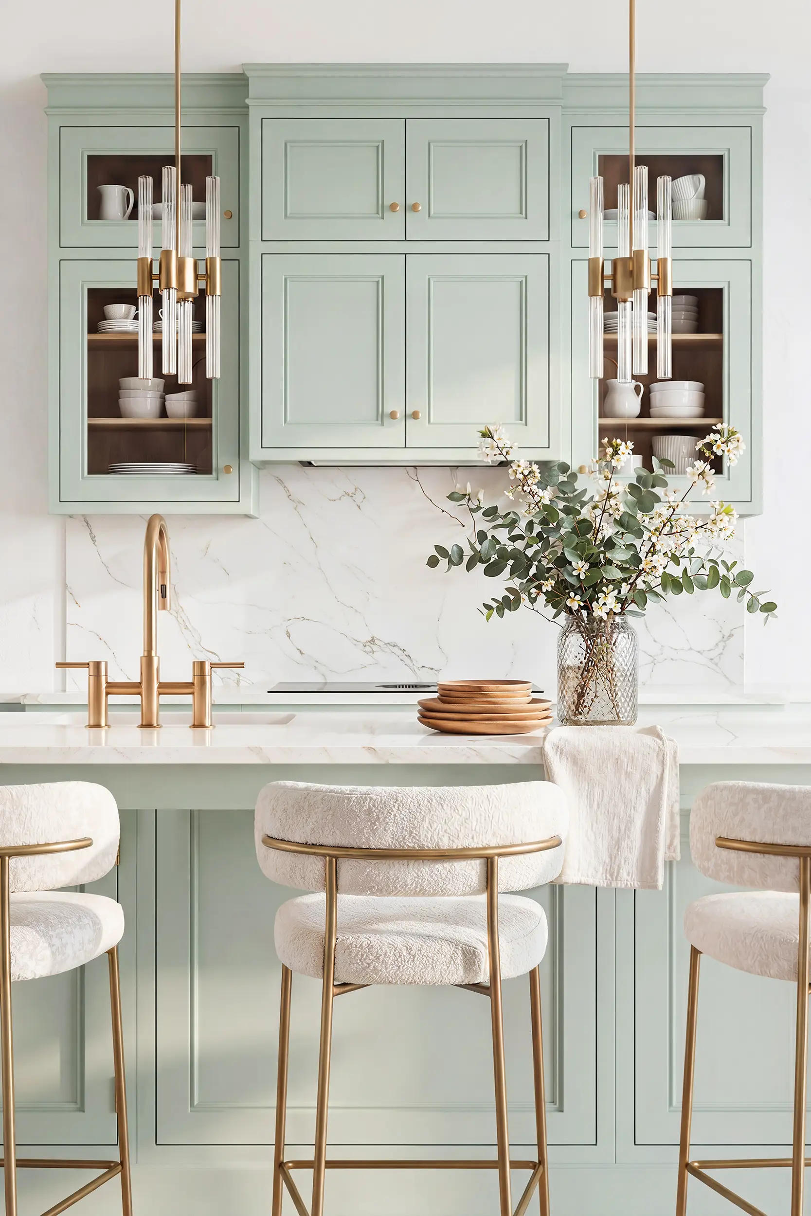 Кухня МАРГАРИТА ЙОРК зеленая