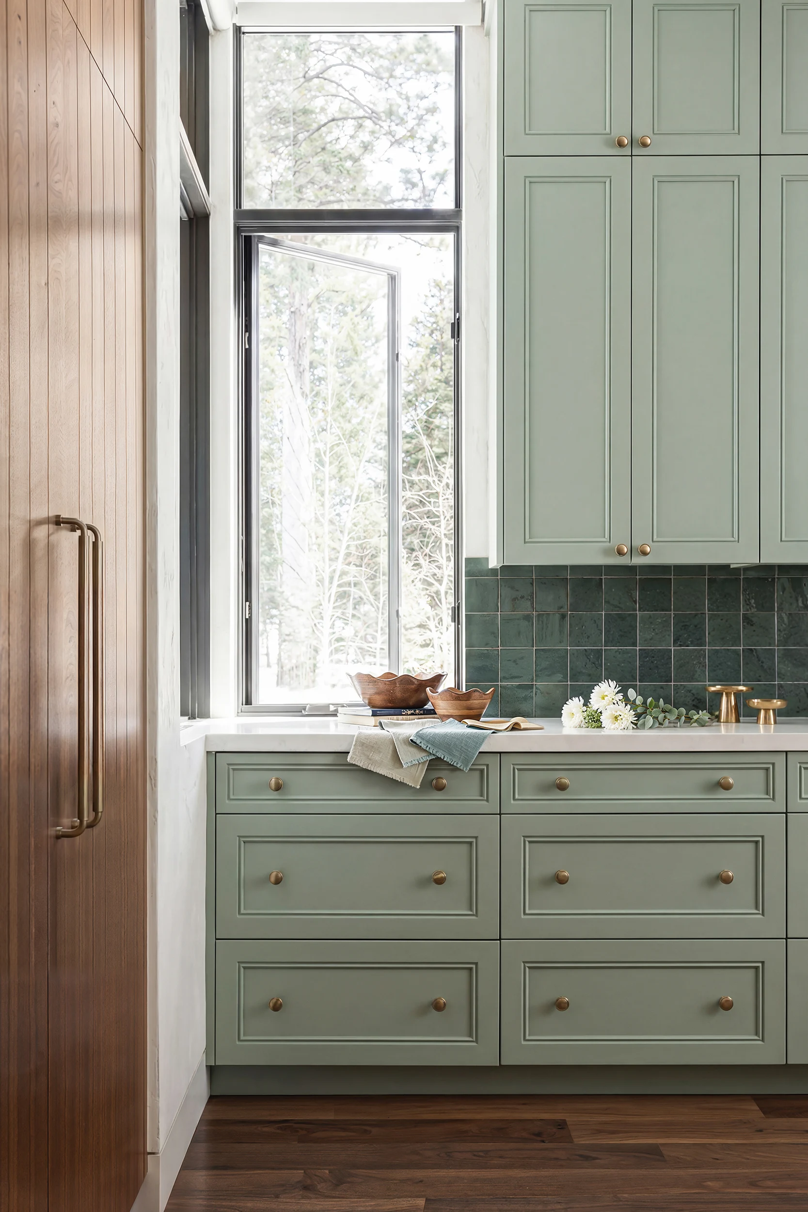 Кухня МАРГАРИТА зеленая