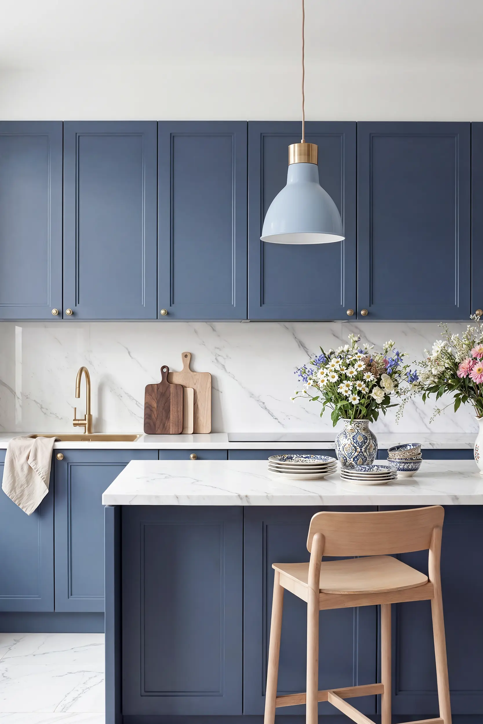 Кухня ОСТИН синяя