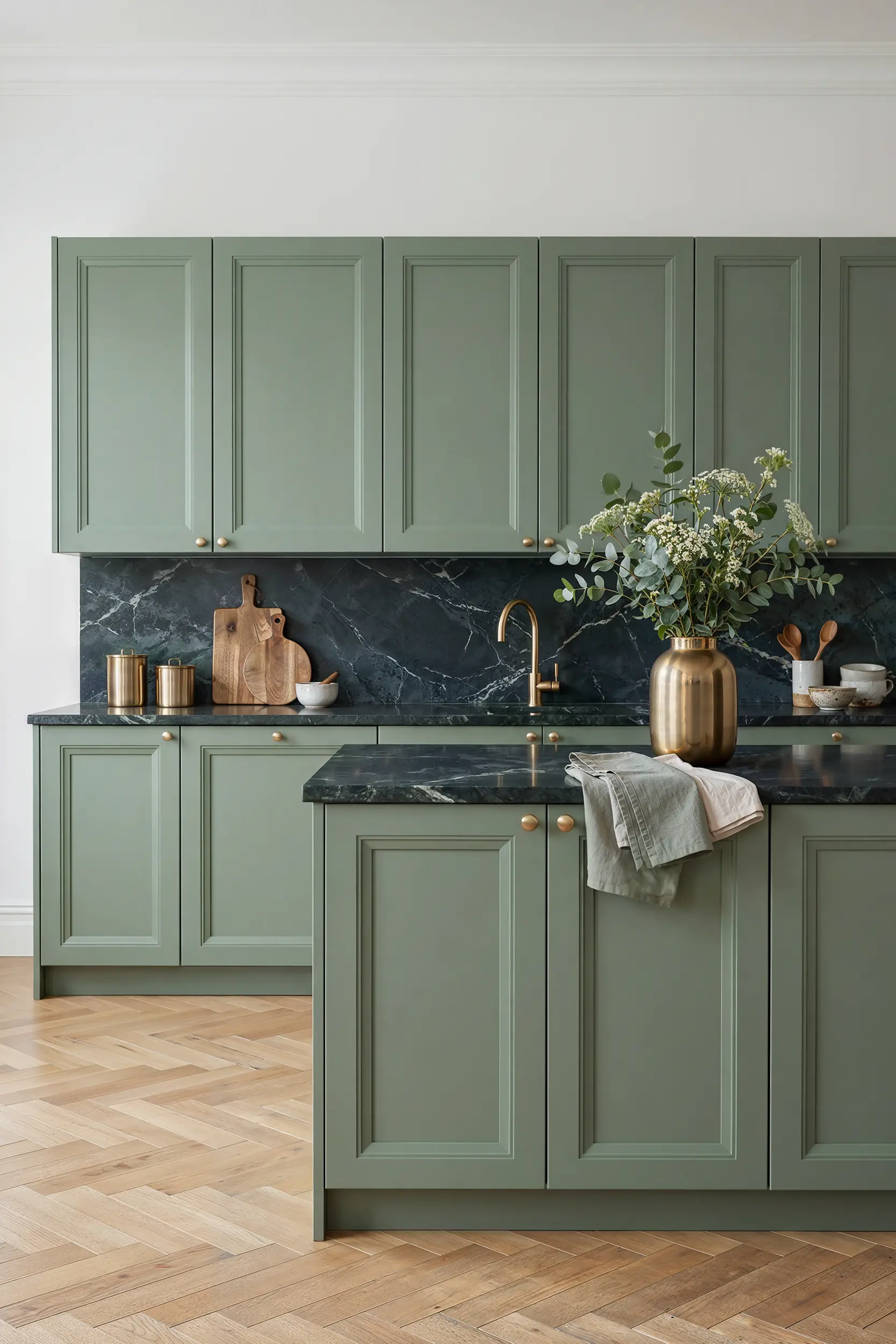 Кухня РАФАЭЛЛО зеленая