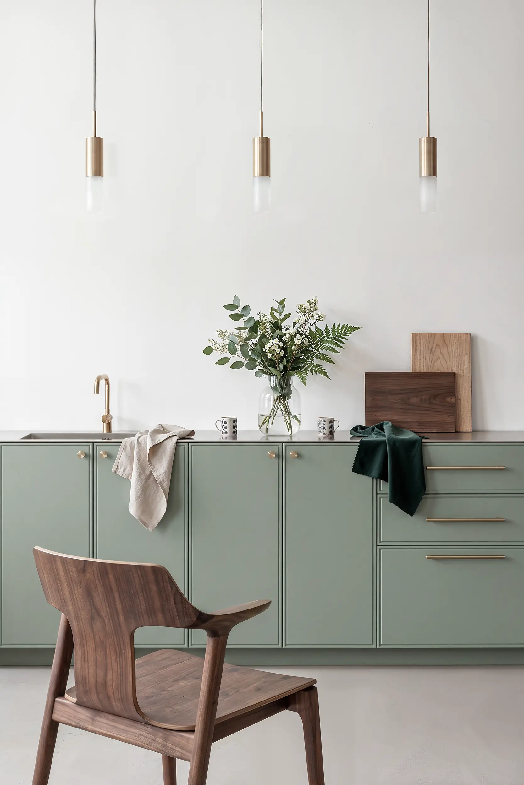 Кухня РУТ зеленая