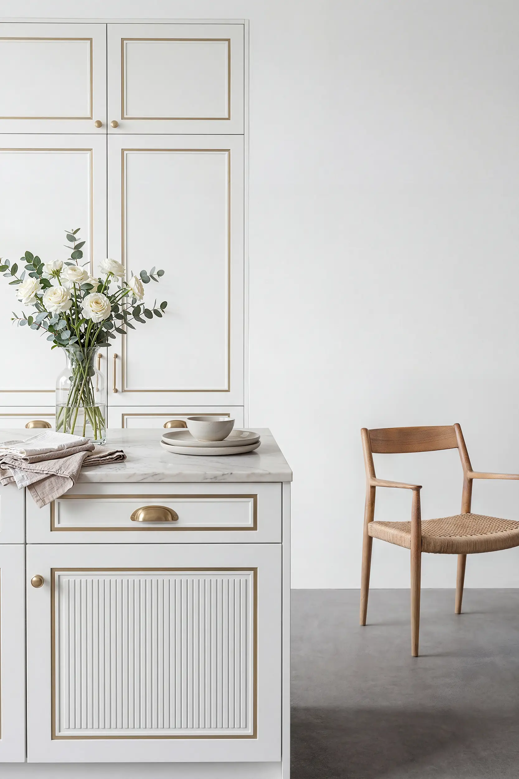 Кухня ШЭРОН белая