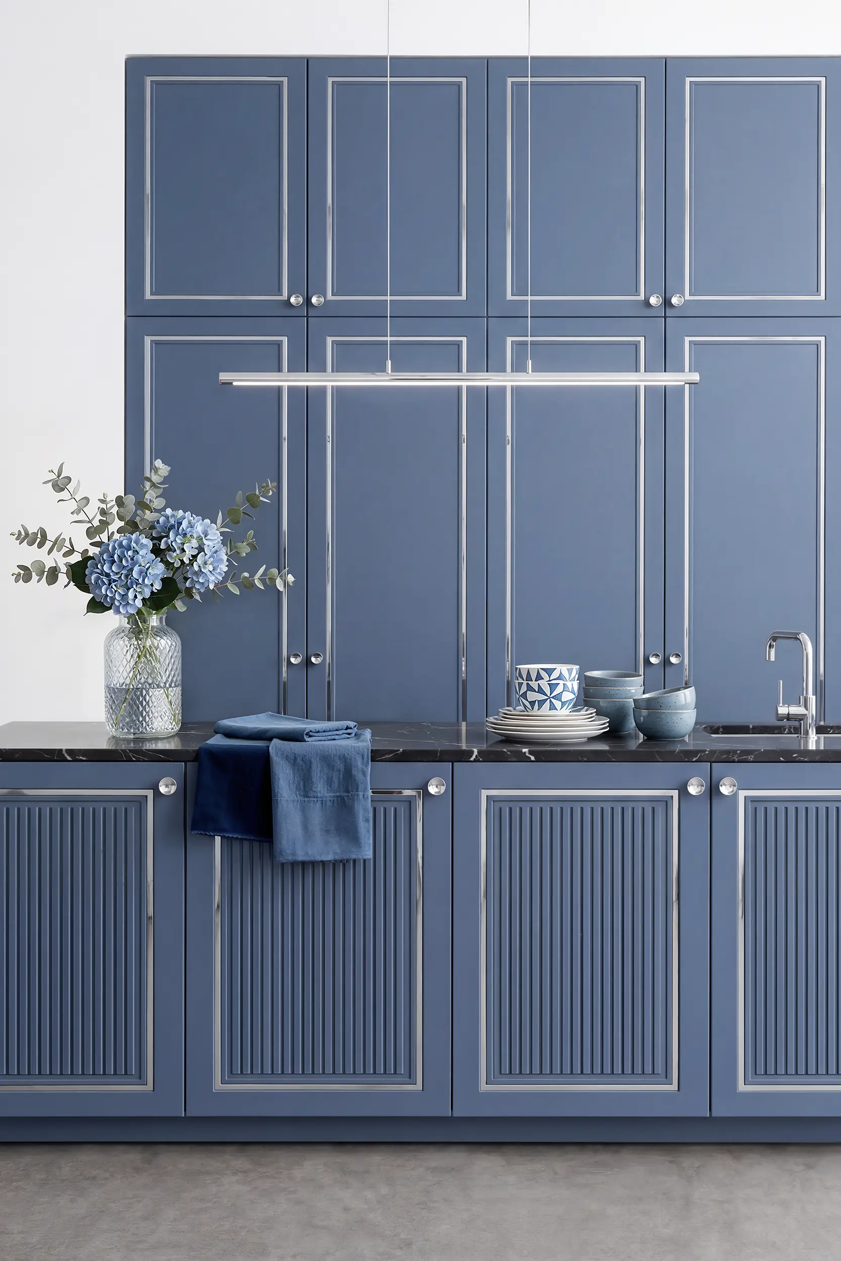 Кухня ШЭРОН синяя