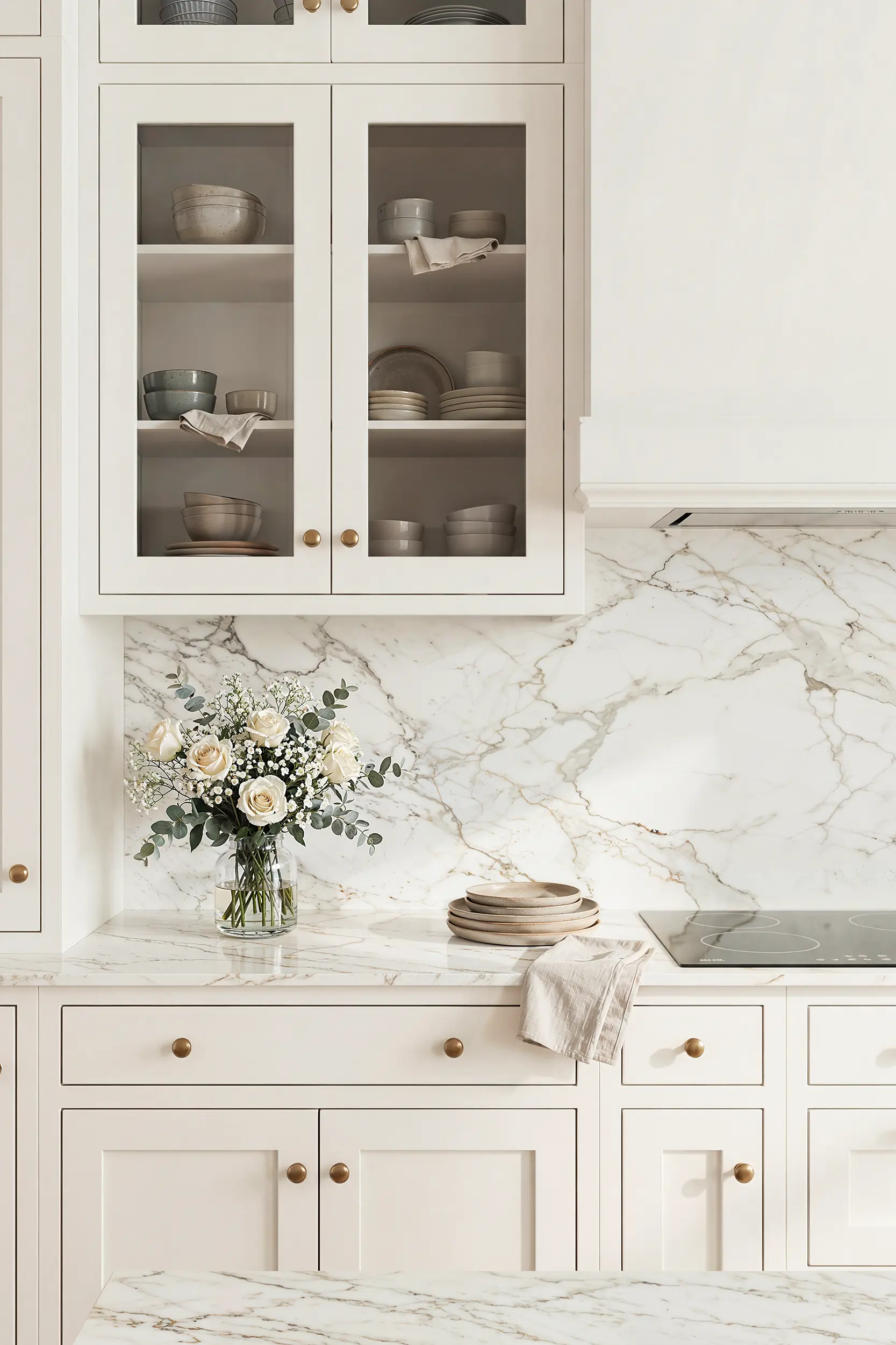 Кухня ШЕЙКЕР ЙОРК белая