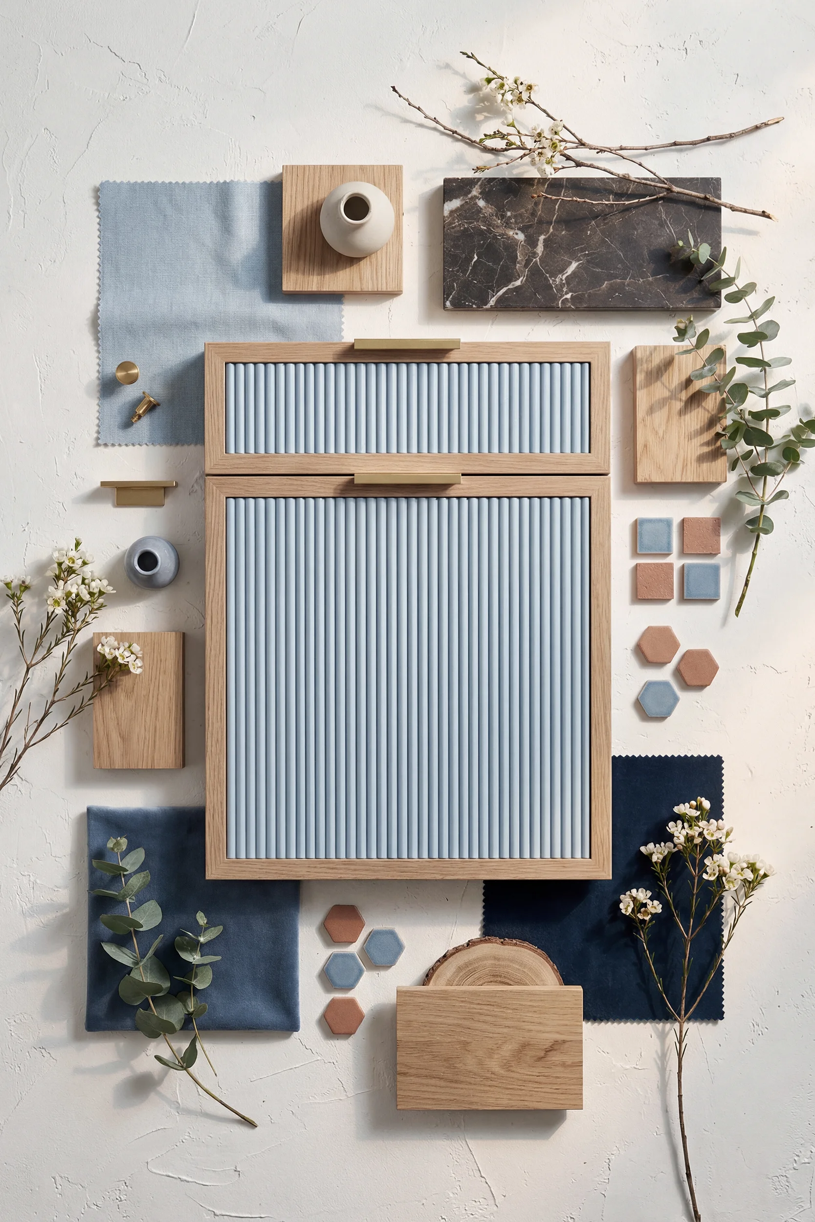 Фасад БАЛТИМОРА синий дуб