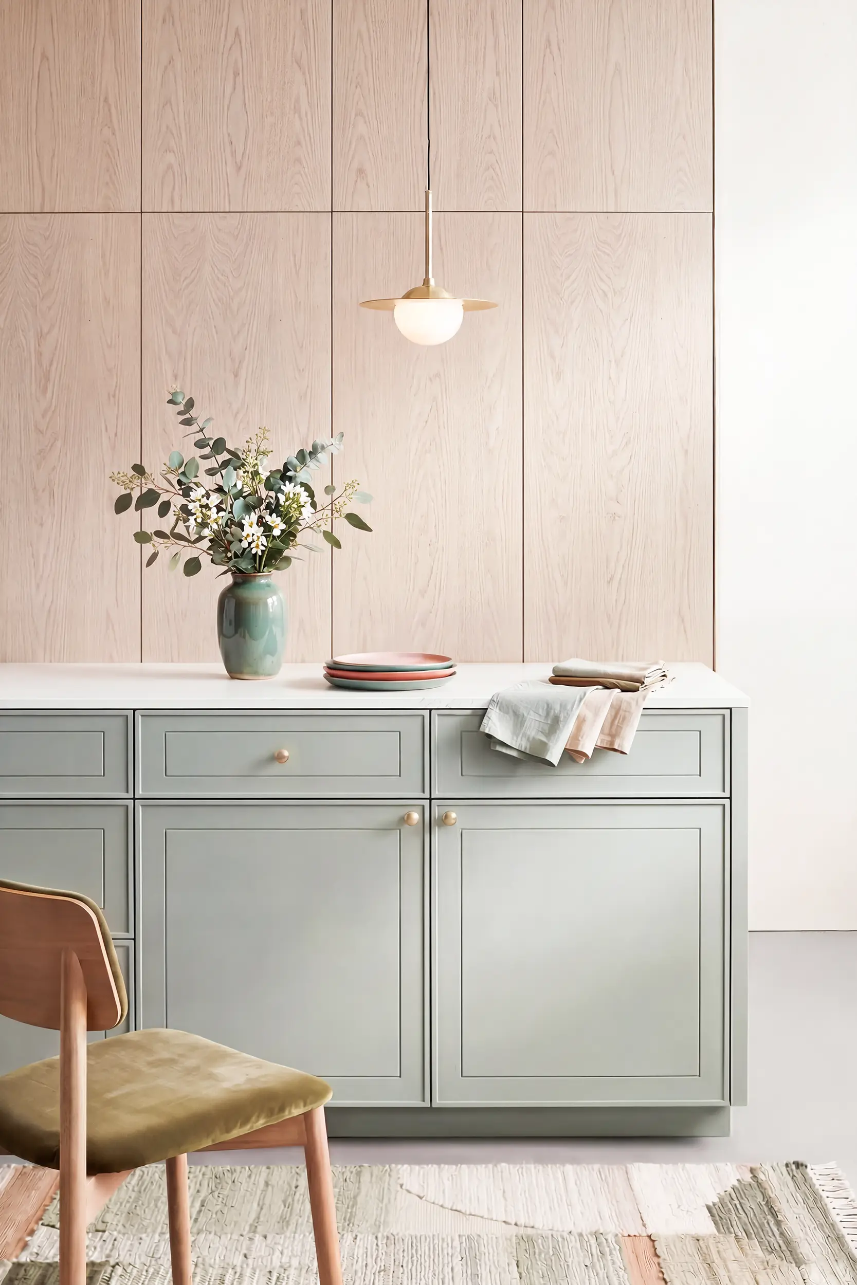 Кухня ДОРИС зеленая