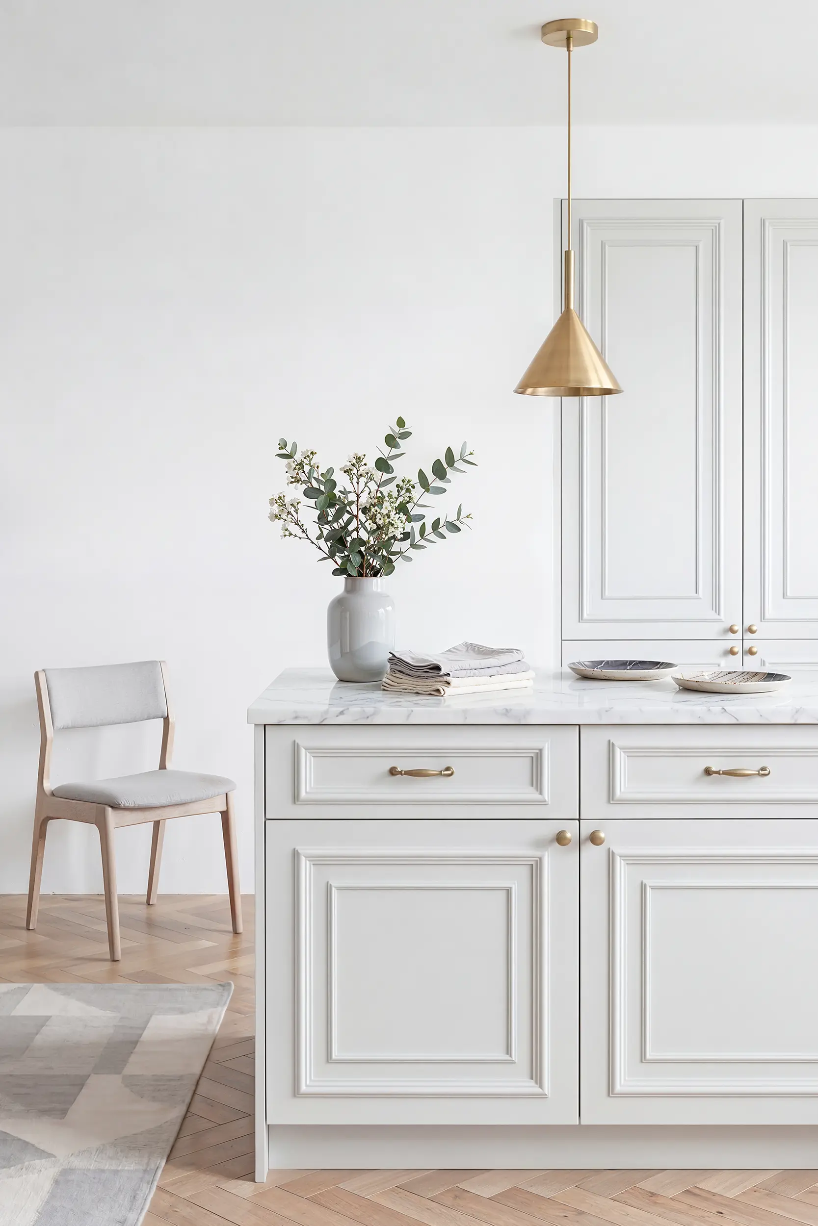 Кухня КАРОЛИНА белая