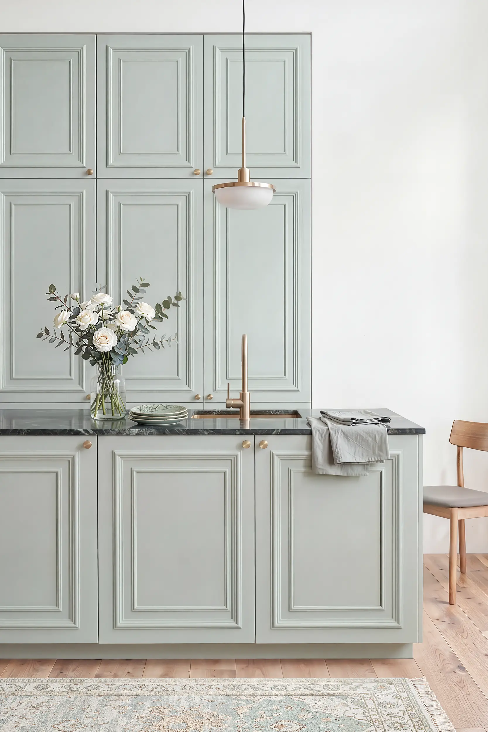 Кухня КАРОЛИНА зеленая