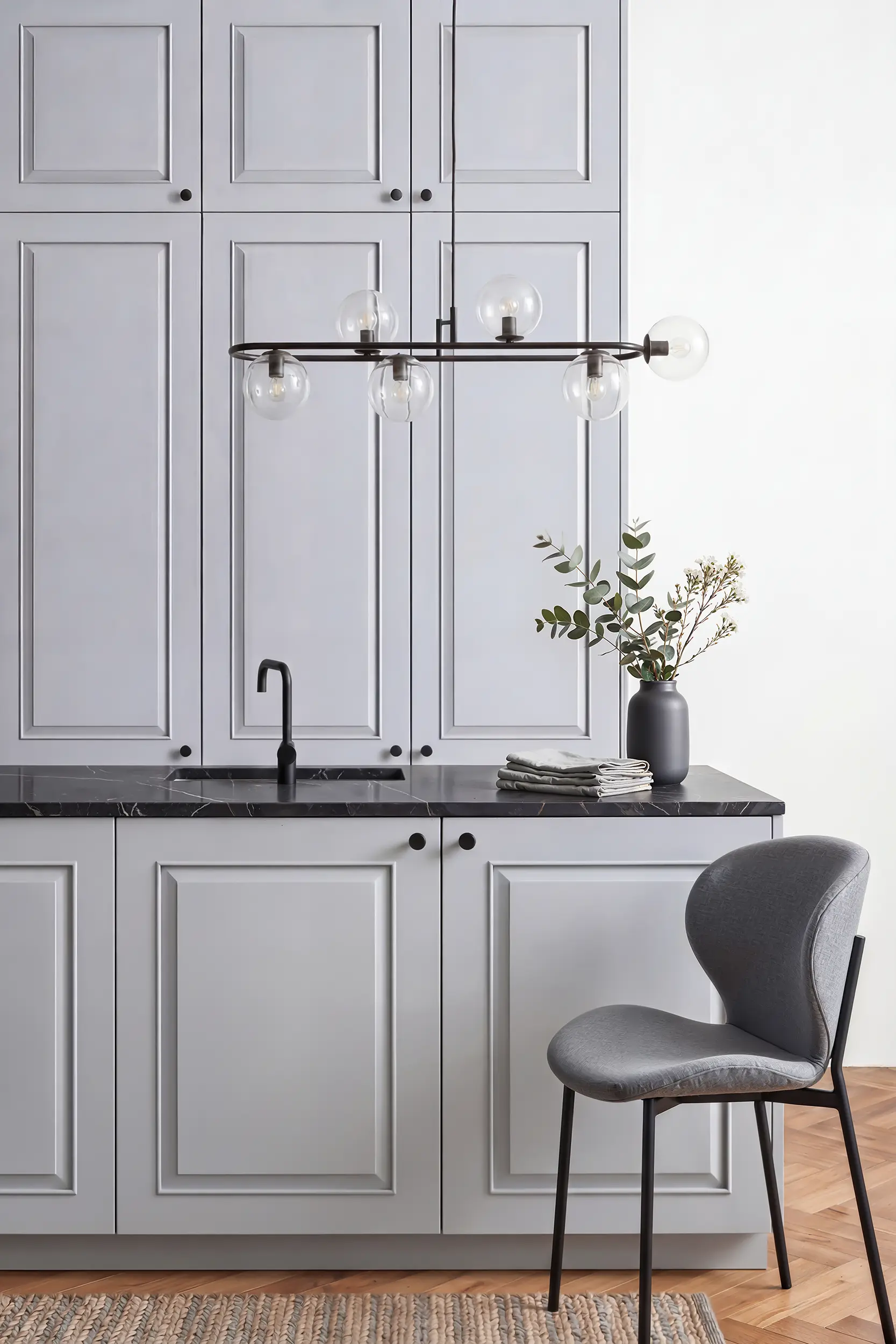 Кухня МАРТА серая