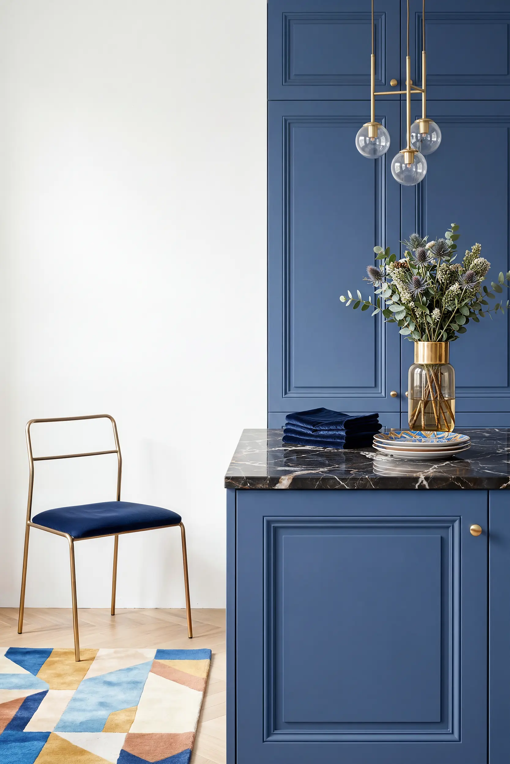 Кухня МЕГАН синяя Кухня МЕГАН синяя