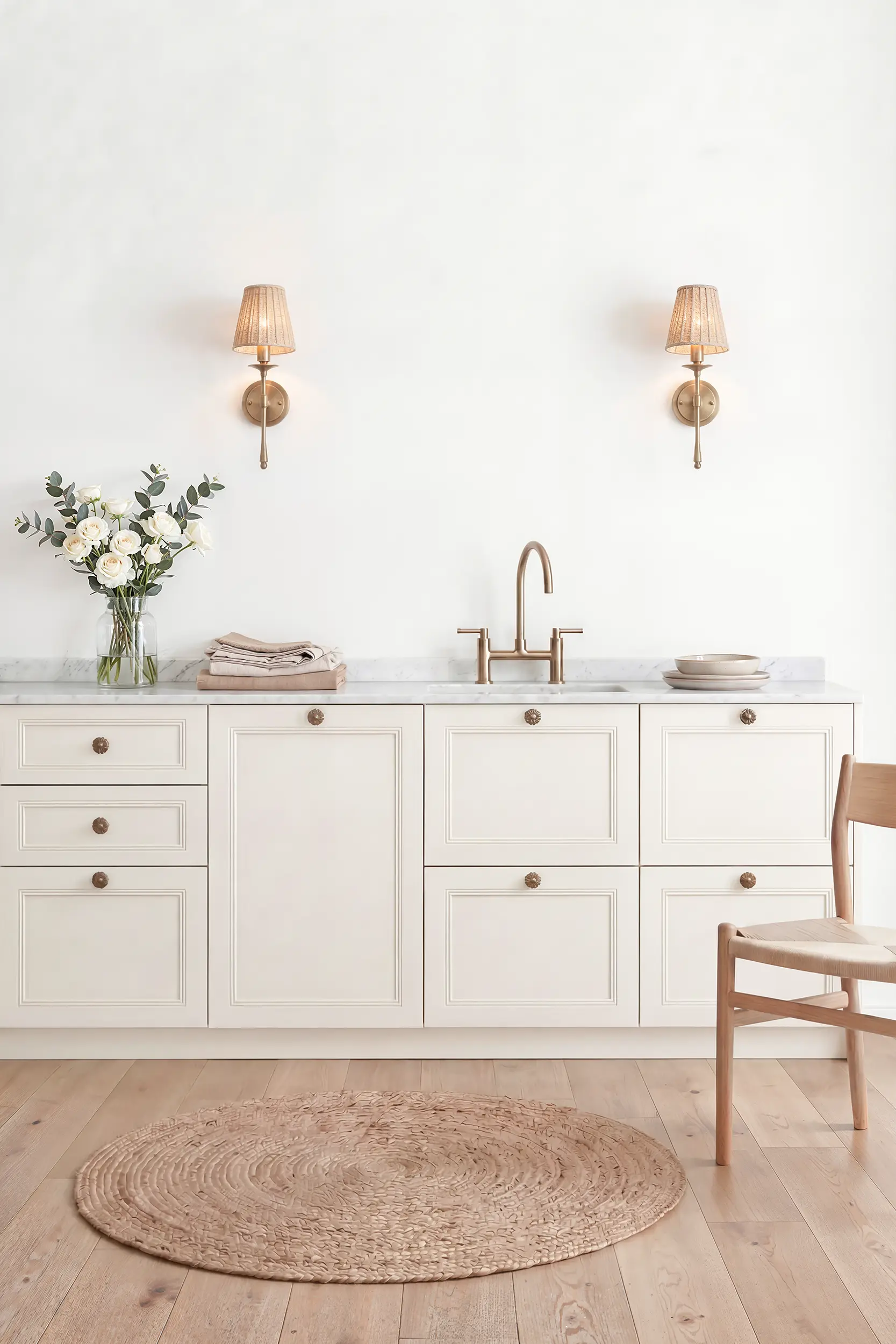 Кухня СОФИ белая пример Кухня СОФИ белая пример