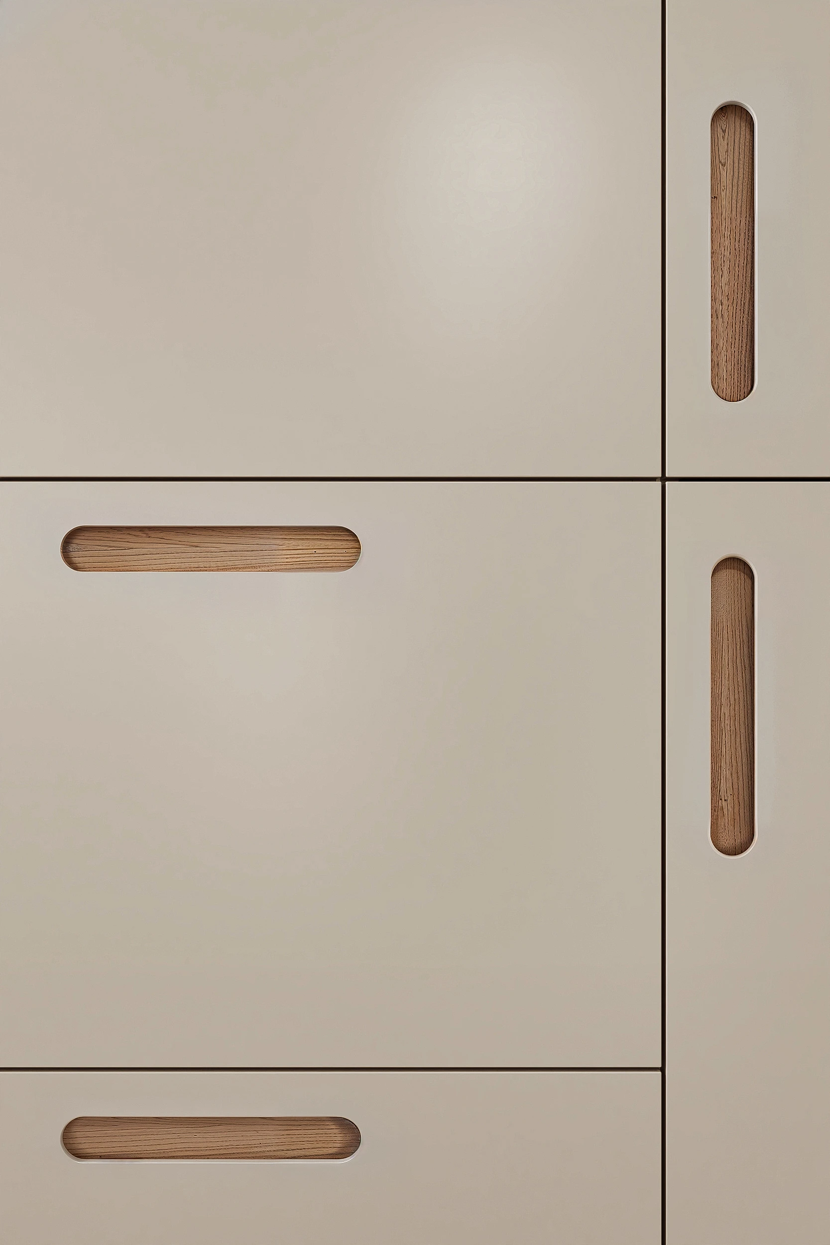 Интегрированные ручки на кухонных фасадах МАЛЕВИЧ СТАДИОН John Green Дизайн ручек кухни МАЛЕВИЧ СТАДИОН John Green