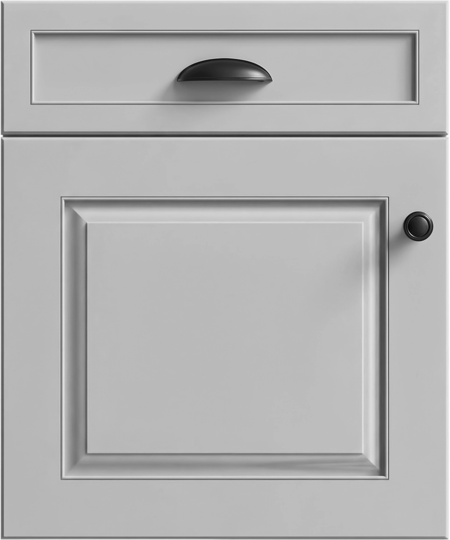 Фасад ГЛОРИЯ серого цвета