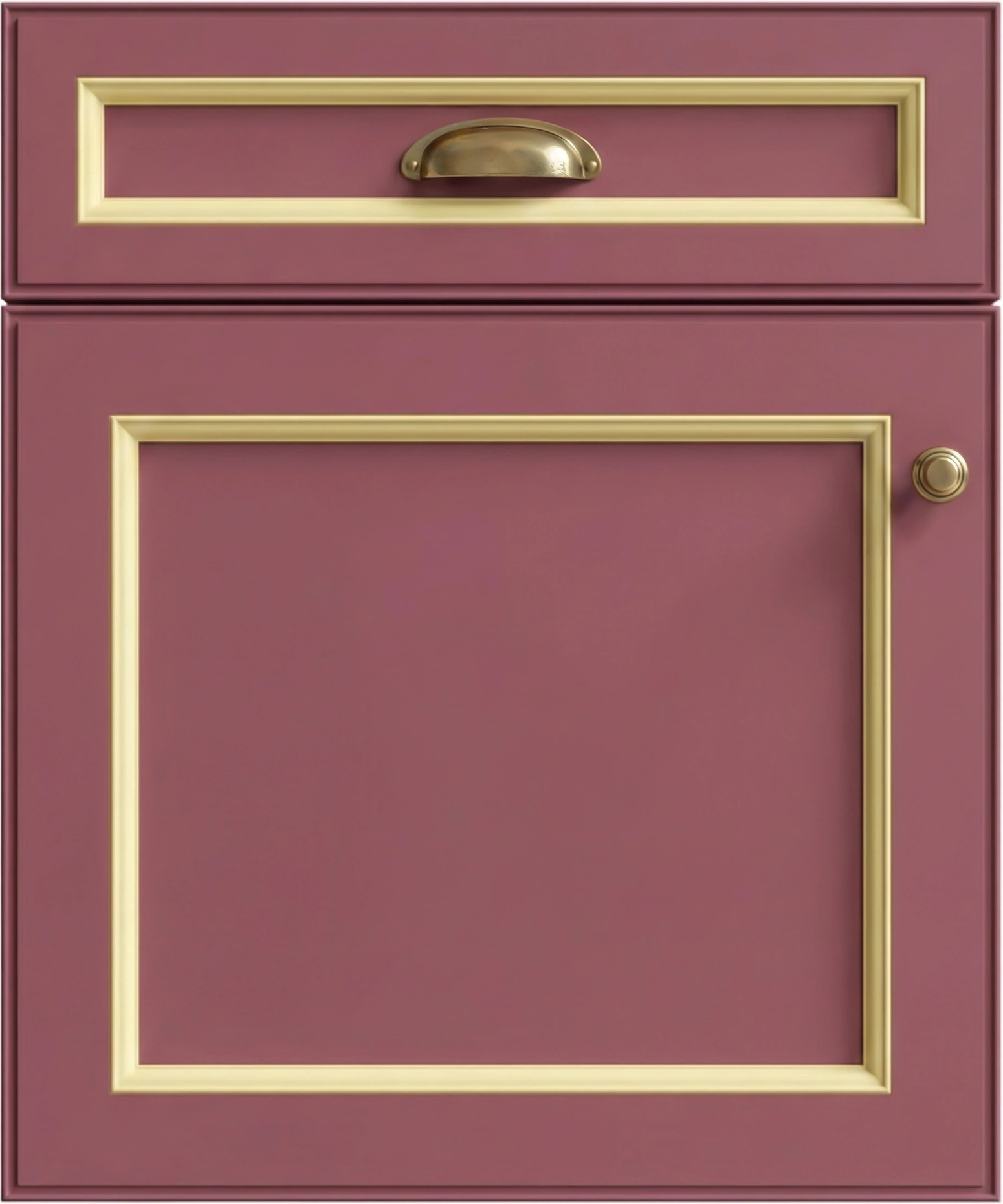 Фасад ГРЕТТА красно-желтый цвет