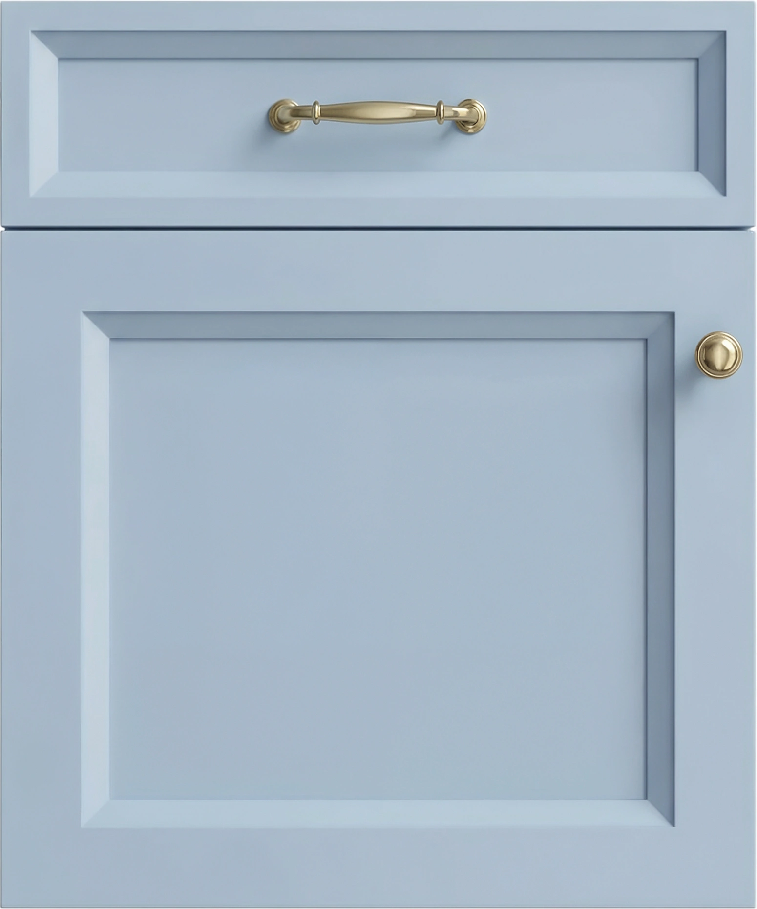 Фасад ЛИРА голубого цвета