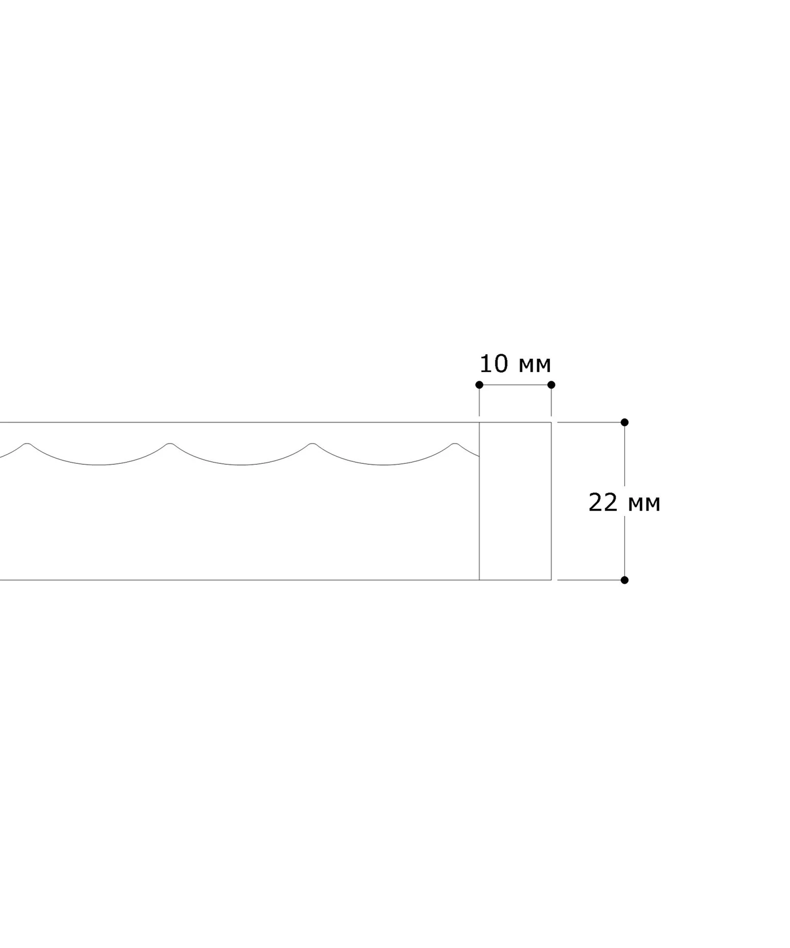 Фасад МИНИМАЛ ВОЛНА 1 чертеж