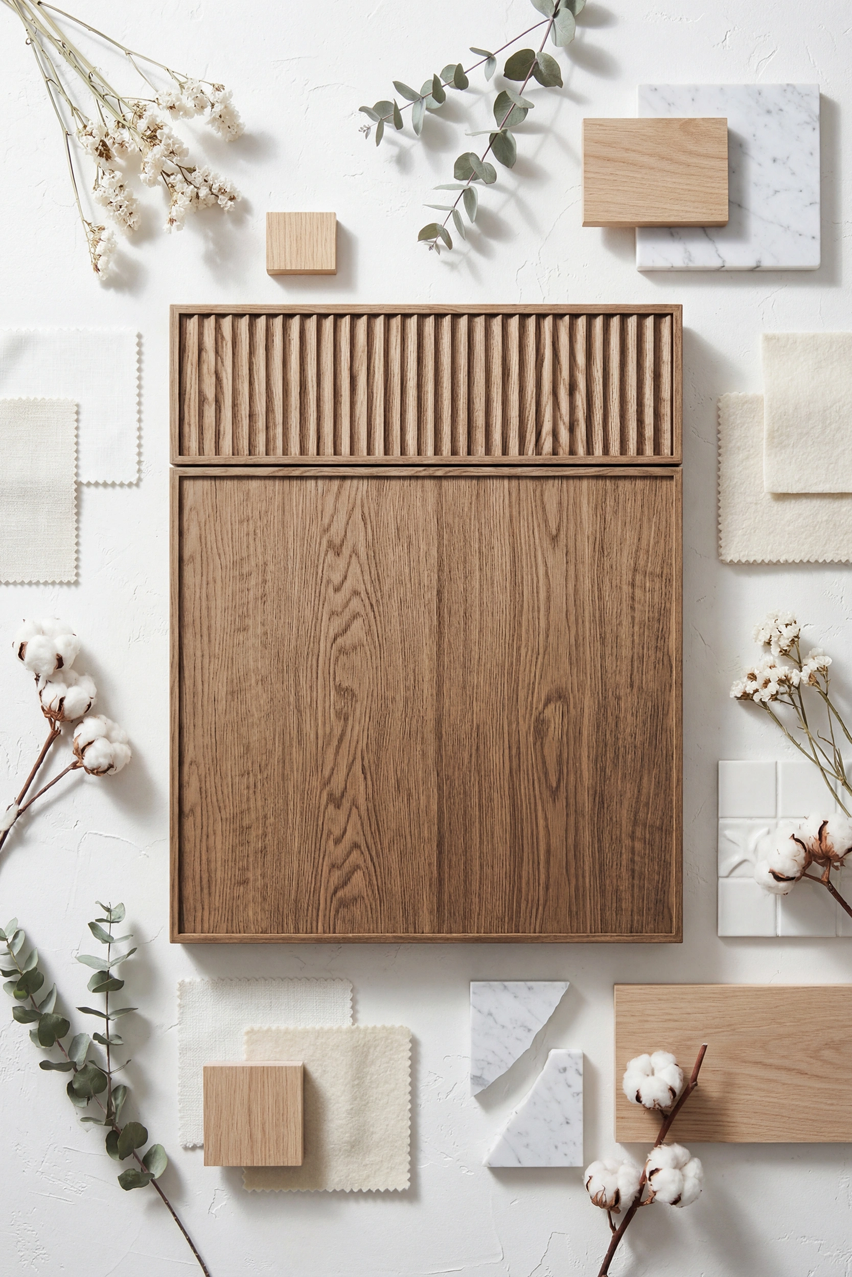 Фасад МИНИМАЛ ВОЛНА 1 дуб