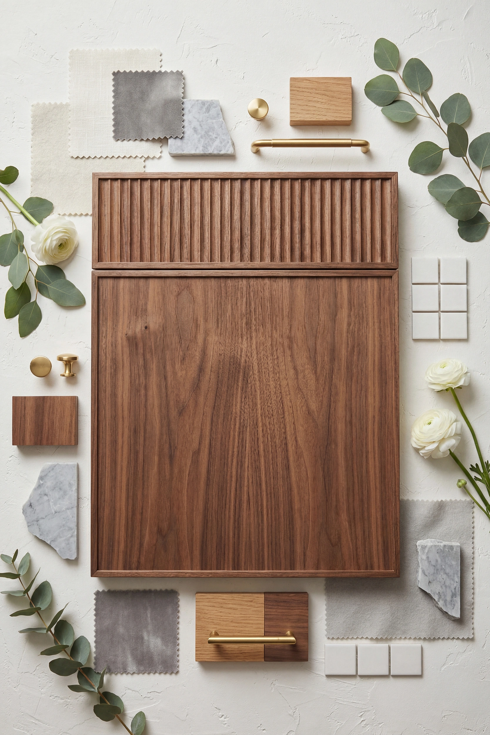 Фасад МИНИМАЛ ВОЛНА 1 орех