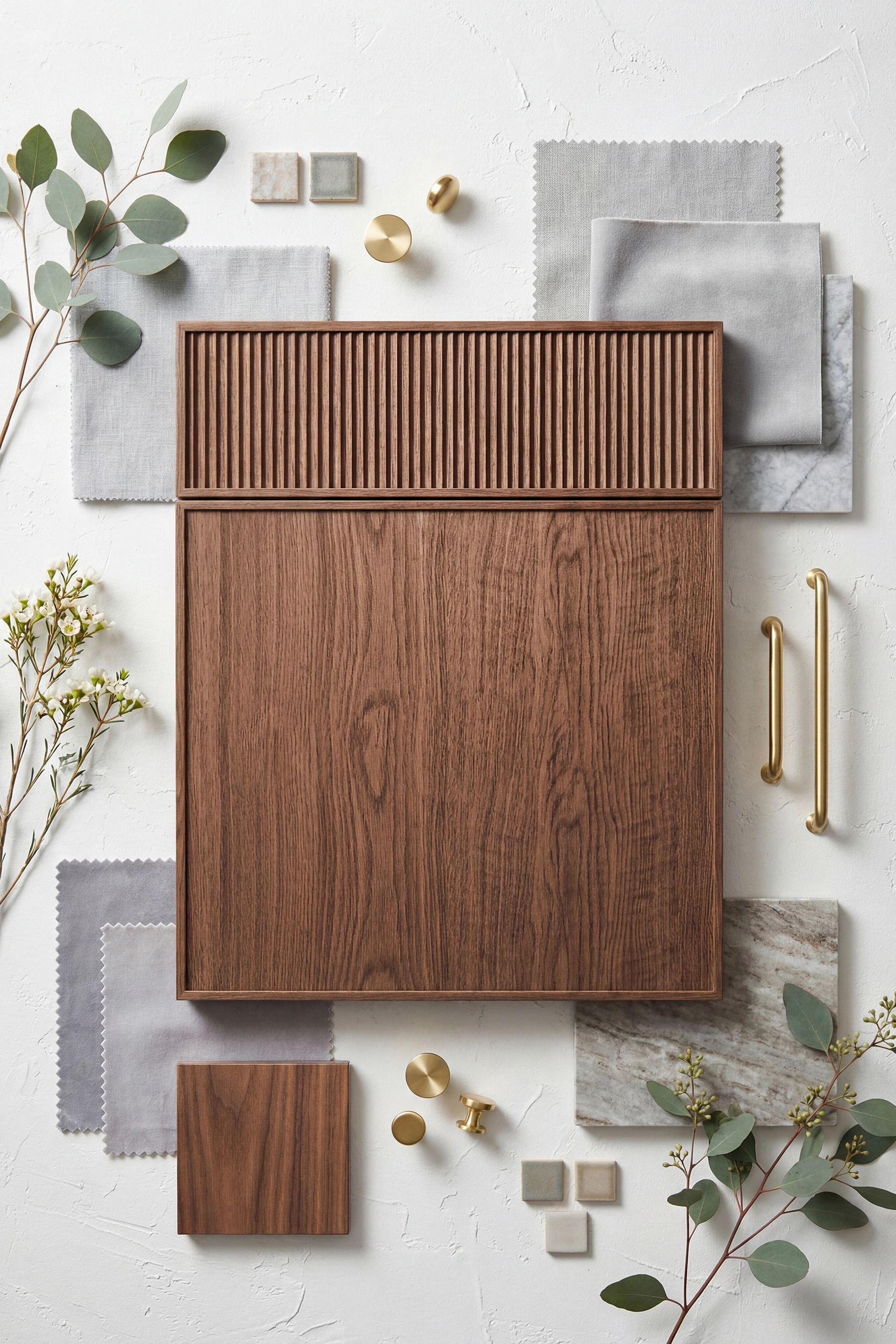 Фасад МИНИМАЛ ВОЛНА 2 орех