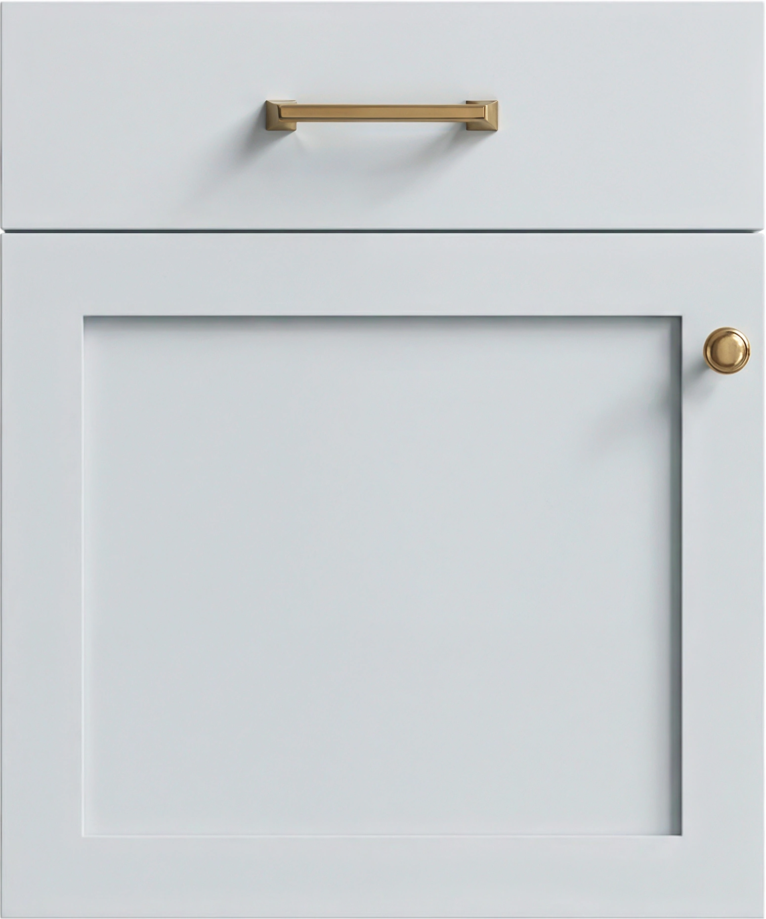 Фасад ШЕЙКЕР светло-серый цвет