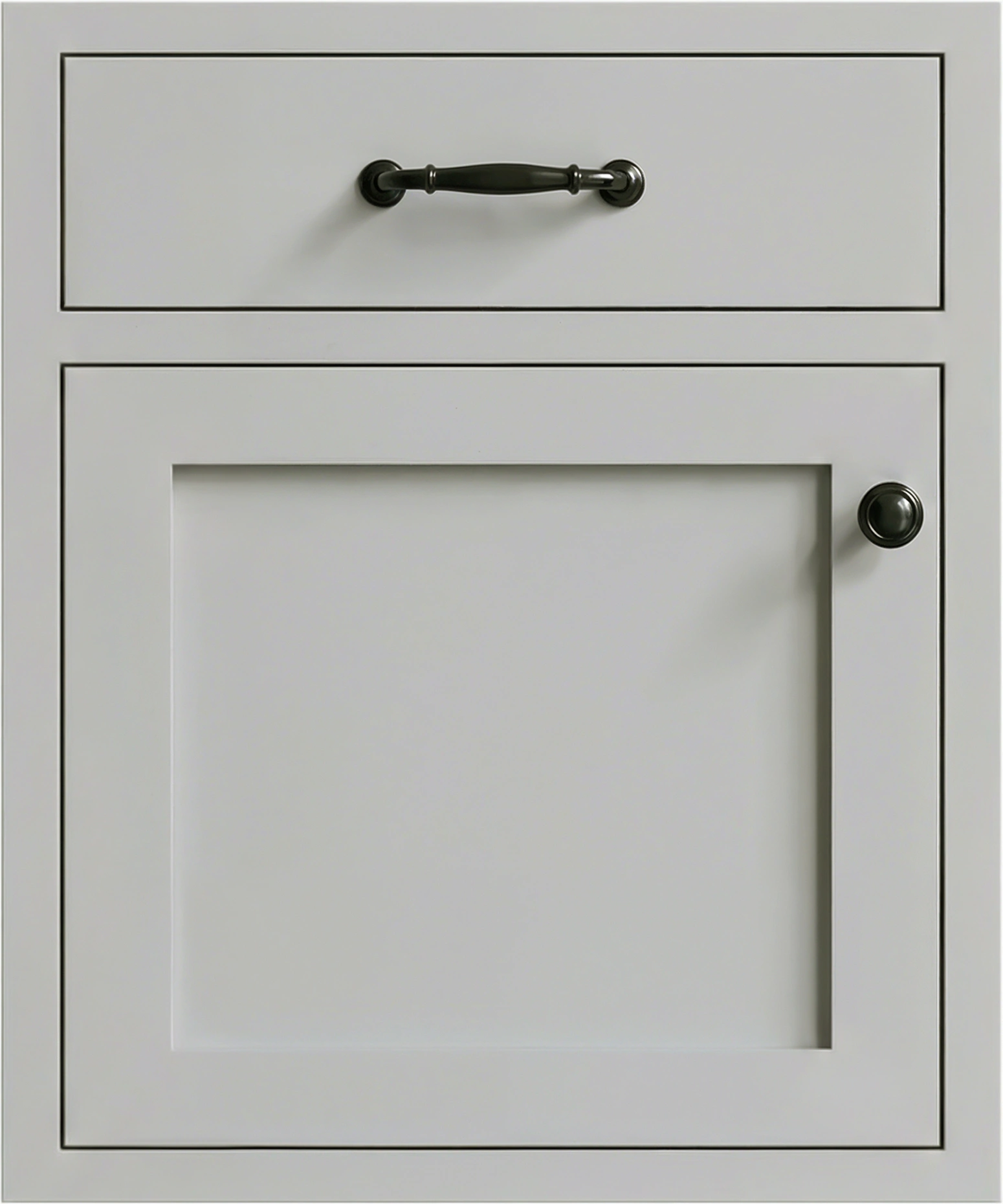 Фасад ШЕЙКЕР ЙОРК серого цвета