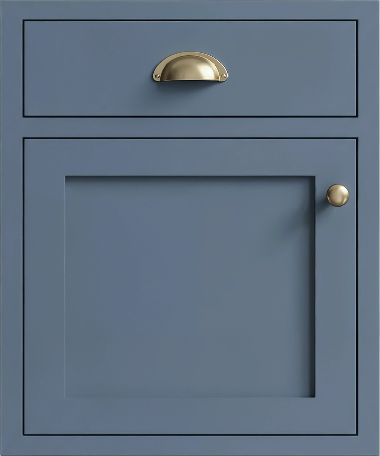 Фасад ШЕЙКЕР ЙОРК синего цвета