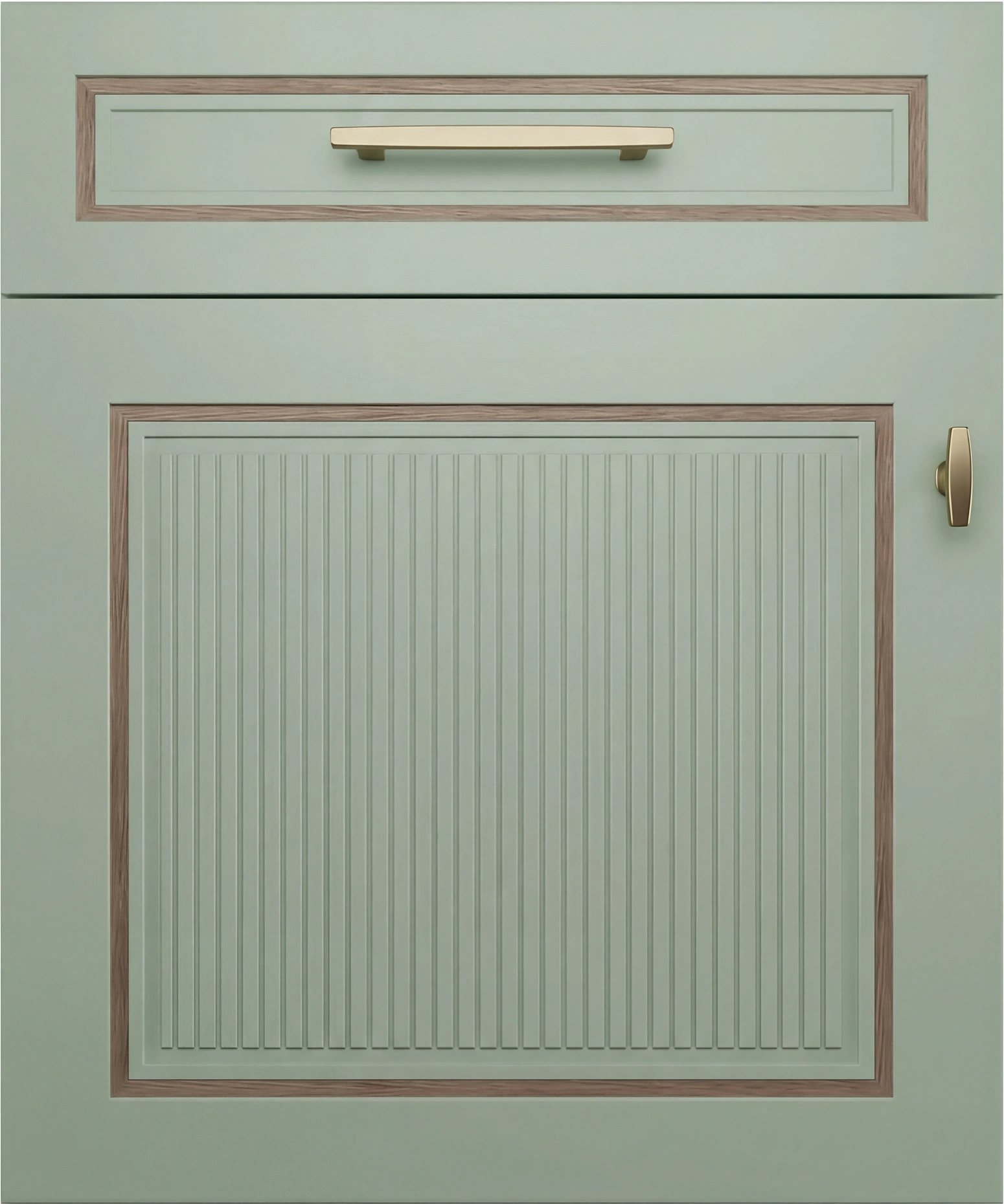 Фасады ШЭРОН зеленый цвет