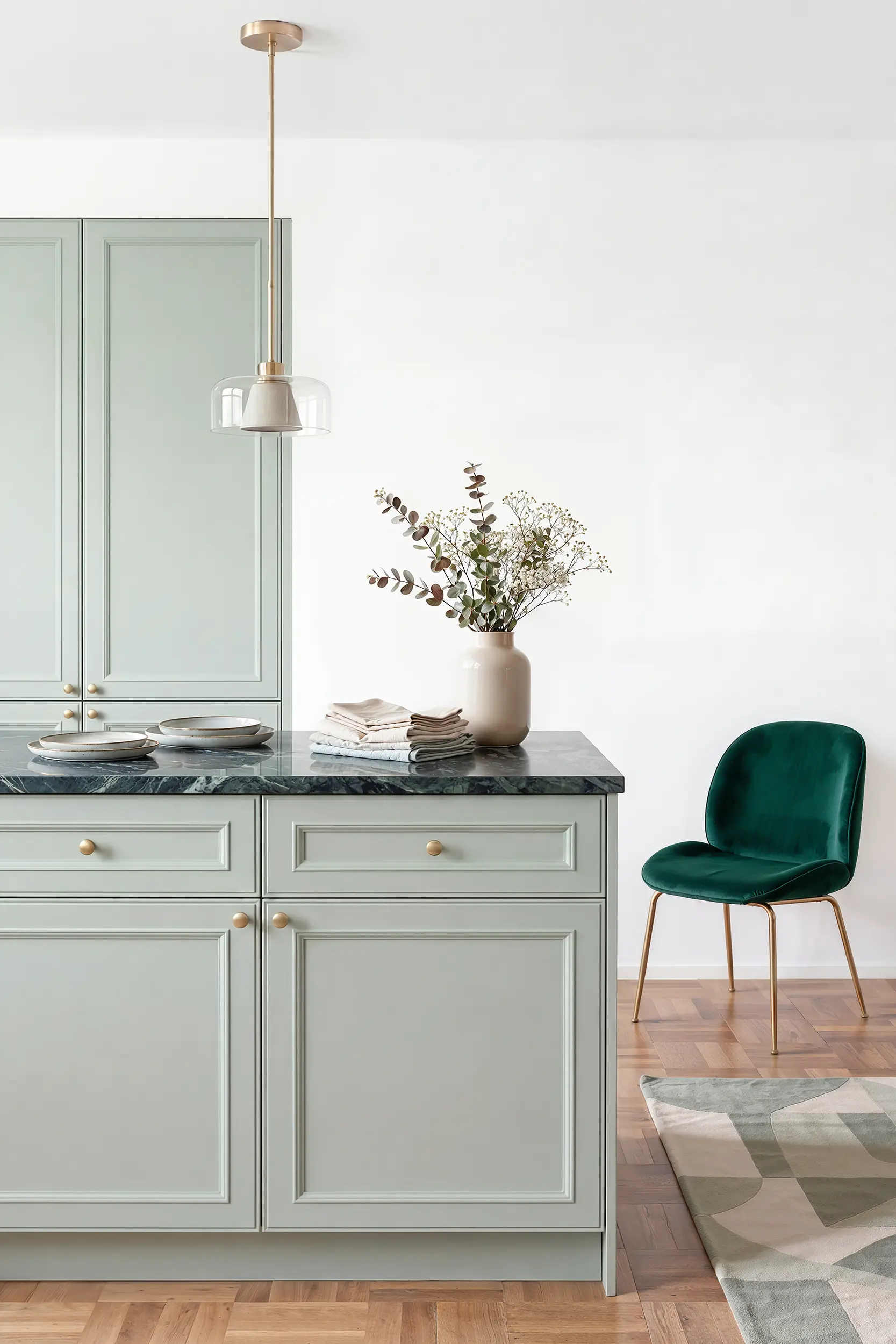 Кухня АЛЬБЕРТО зеленая Кухня АЛЬБЕРТО зеленая