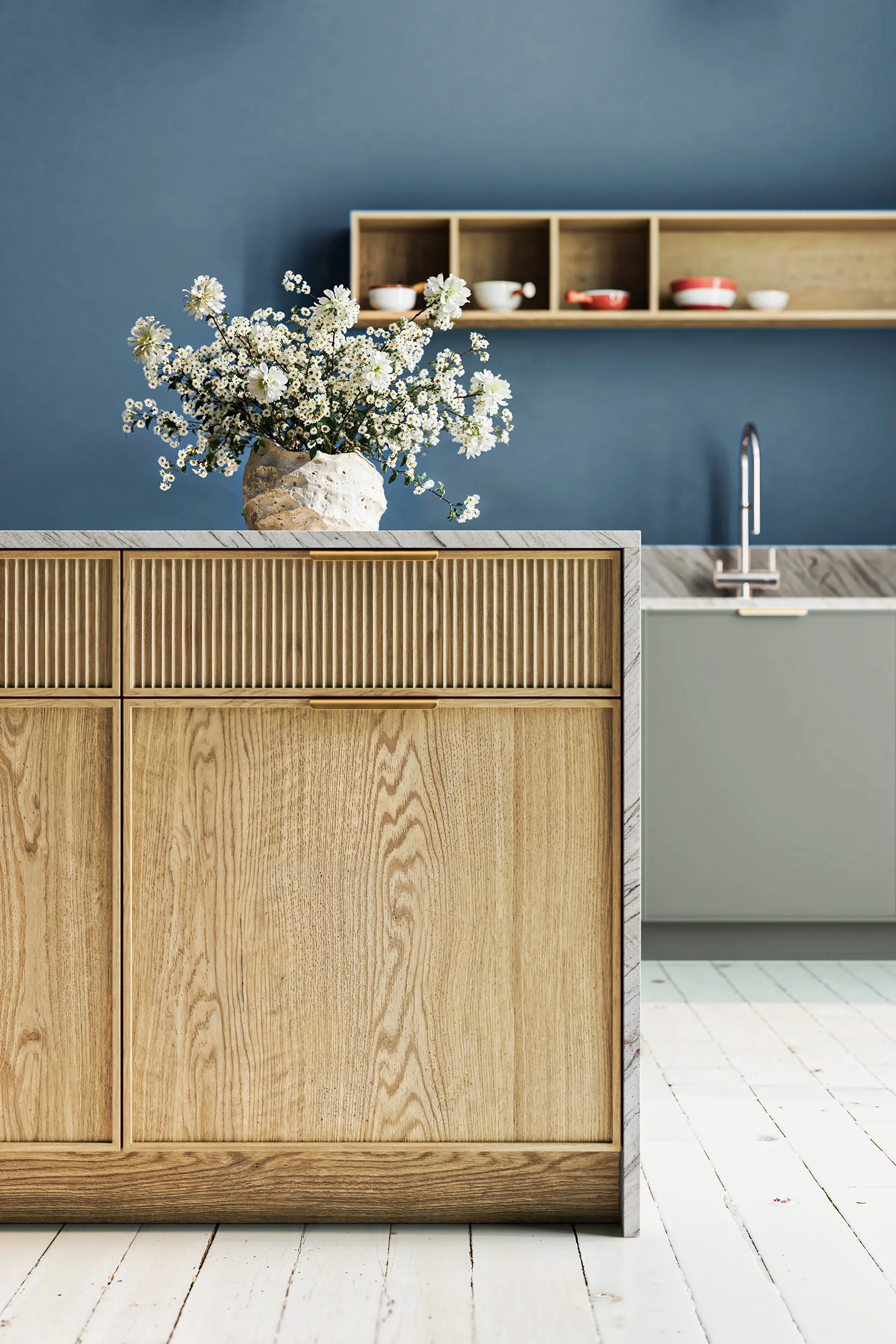 Кухня фасады МИНИМАЛ ВОЛНА 2