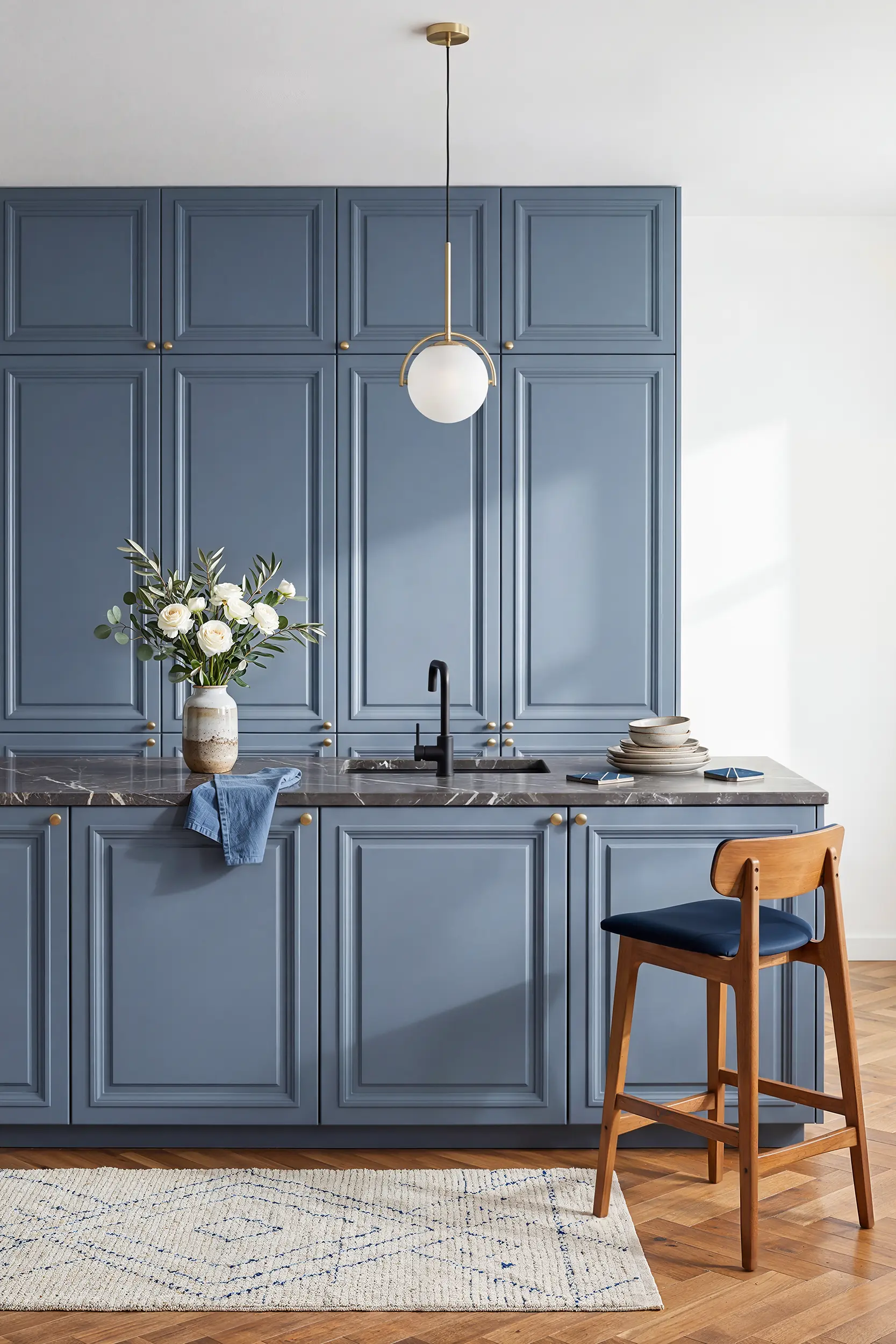 Кухня МЭТР синяя