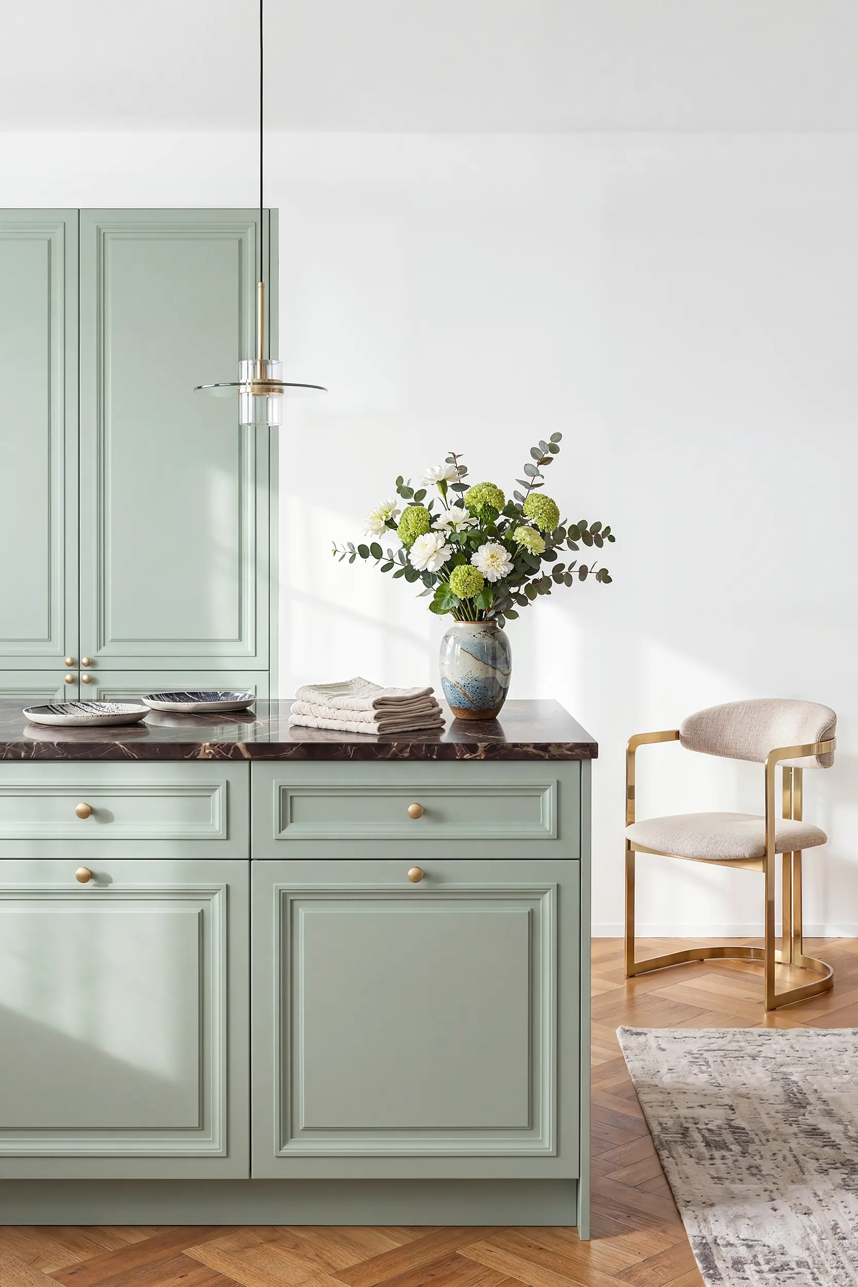 Кухня МЭТР зеленая