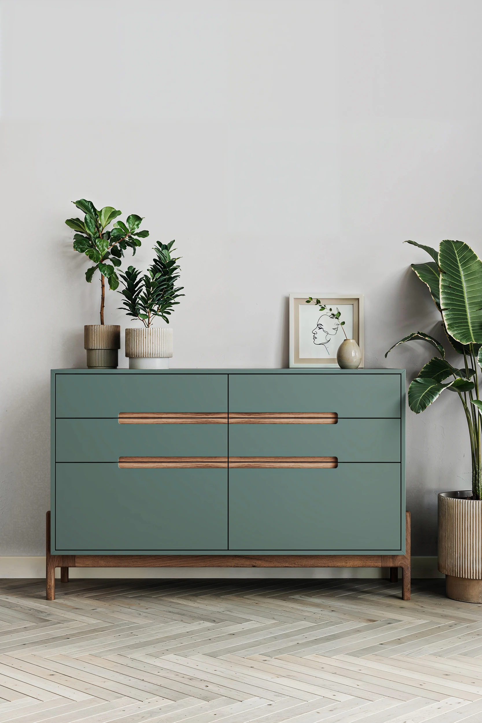 Комод фасады МАЛЕВИЧ ОТКРЫТАЯ ВСТРЕЧНАЯ ПОЛОСА