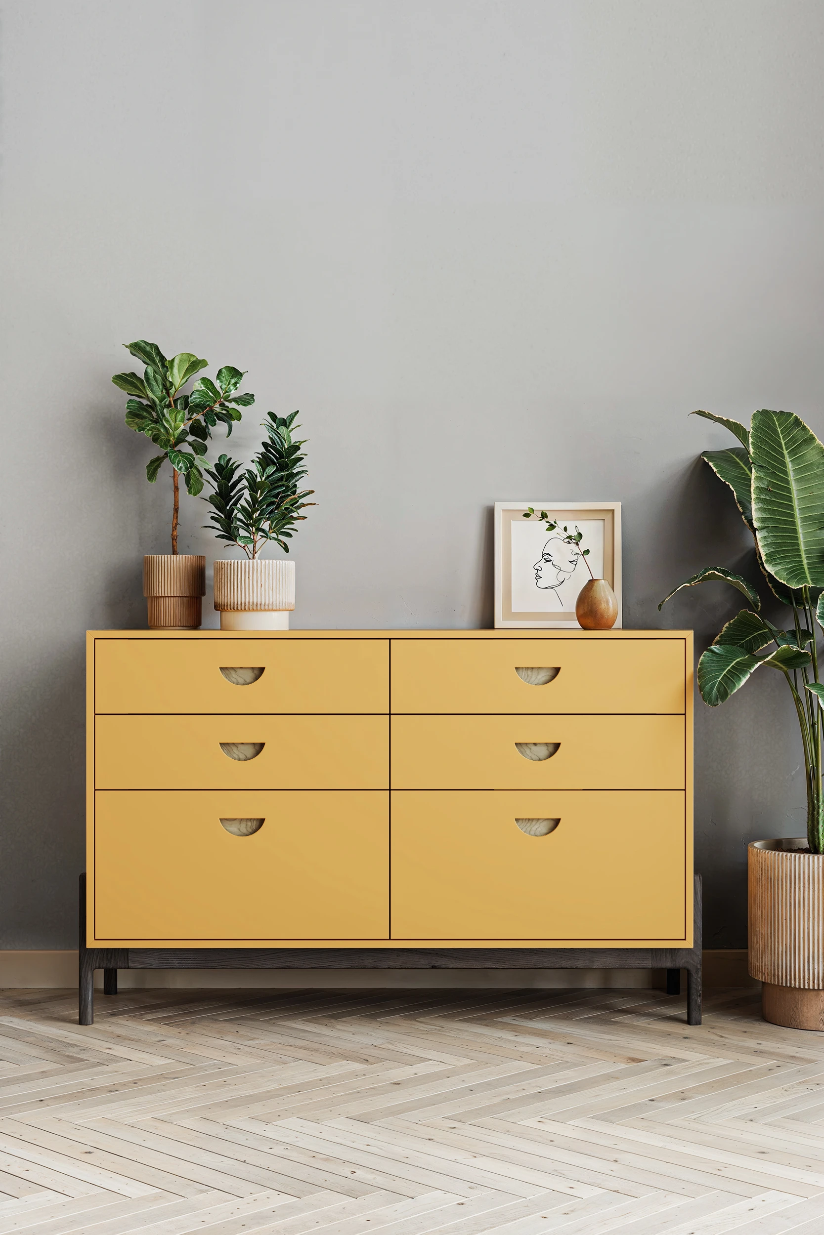 Комод фасады МАЛЕВИЧ ПОЛУКРУГ