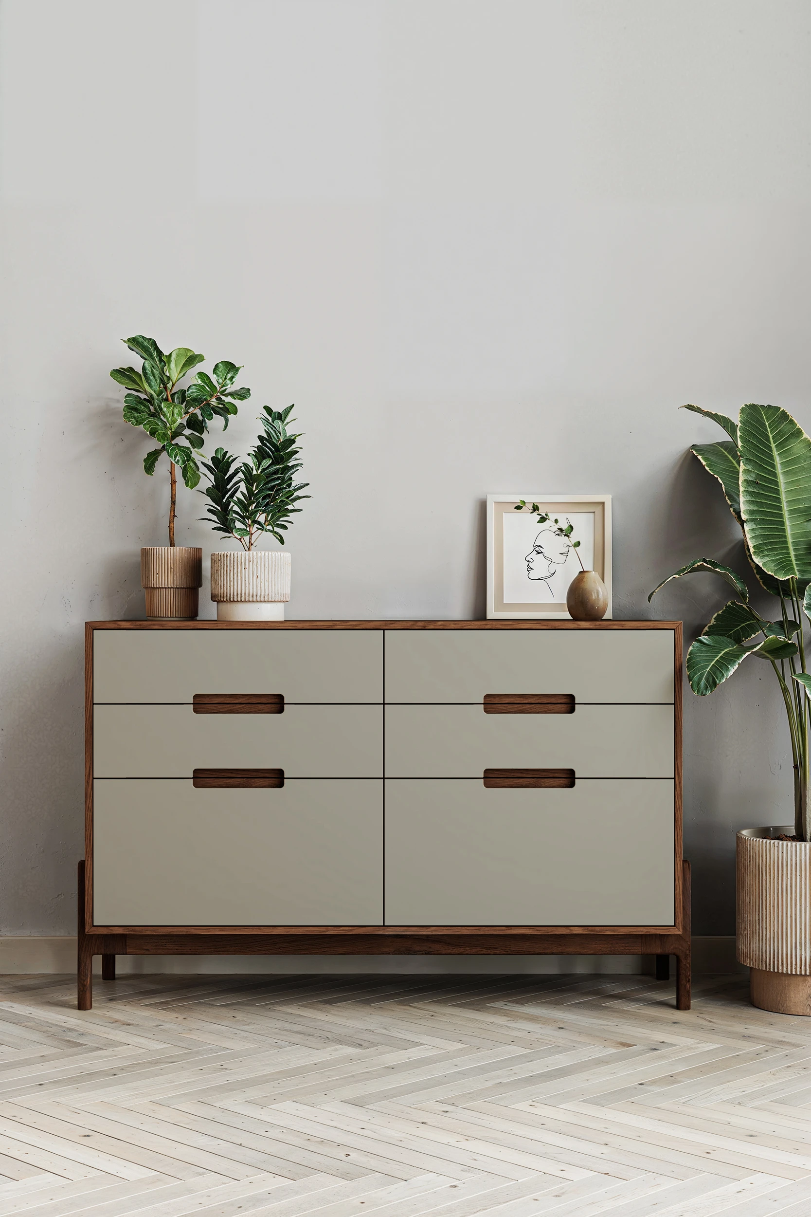 Комод фасады МАЛЕВИЧ ВСТРЕЧНЫЙ ПРЯМОУГОЛЬНИК