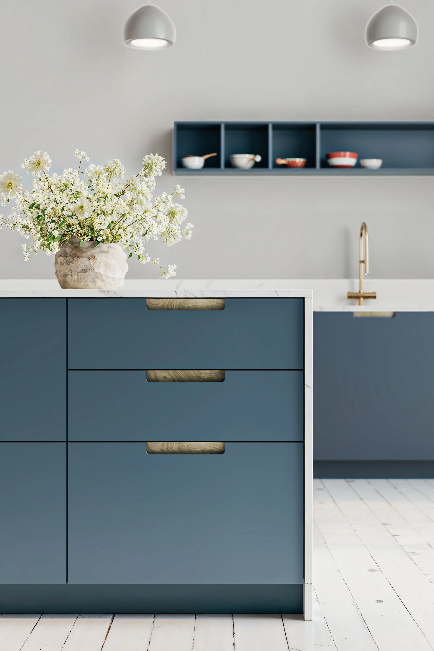 Кухня фасады МАЛЕВИЧ ОТКРЫТЫЙ ПРЯМОУГОЛЬНИК